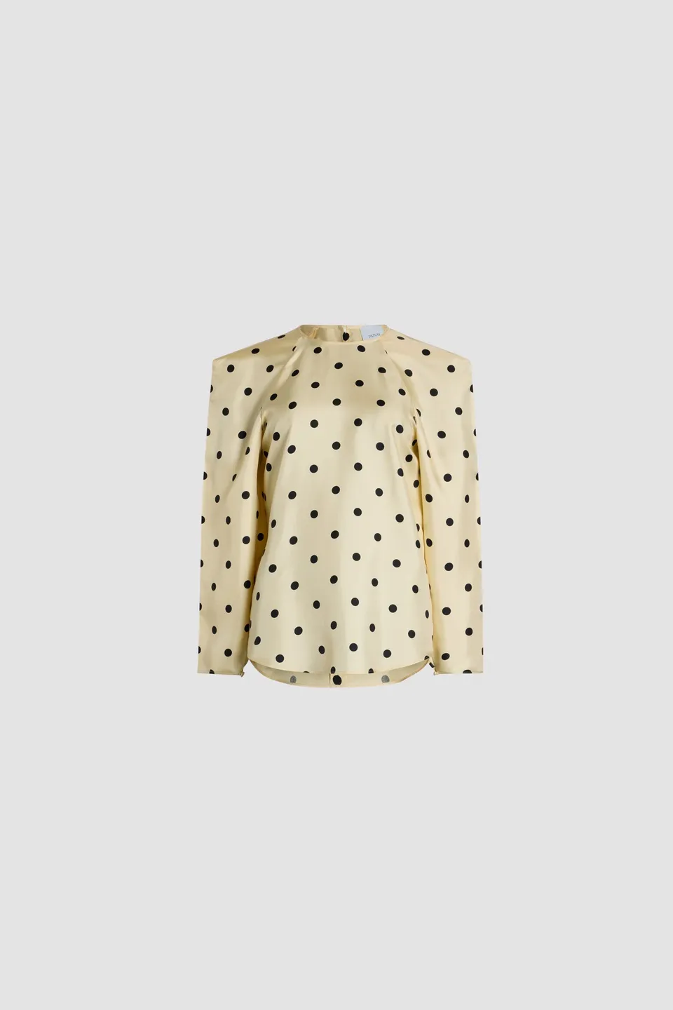 Patou TO04701915070 top Angora Dots soie bio pois