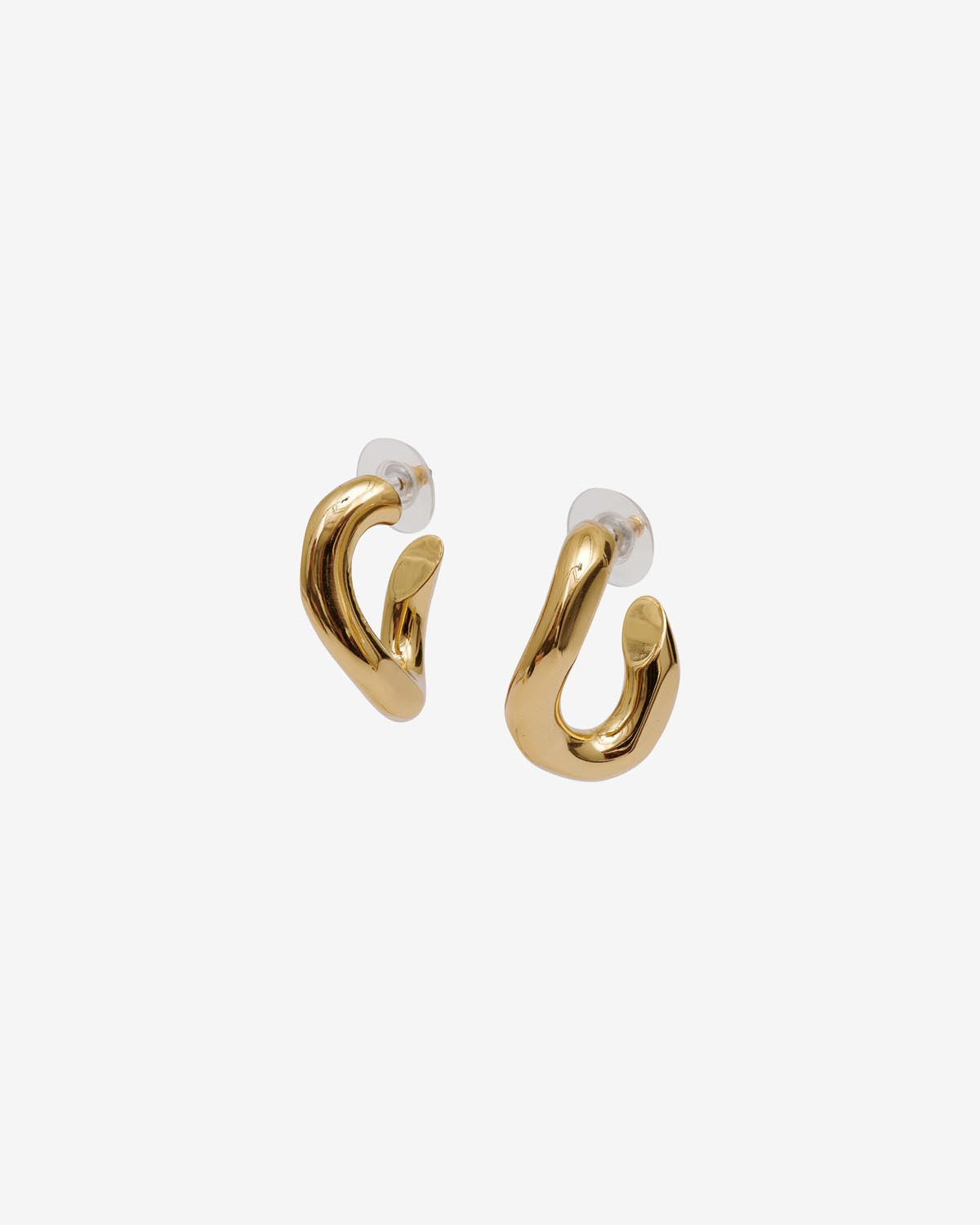 Isabel Marant Links boucles d'oreilles doré maillon 3,5 cm
