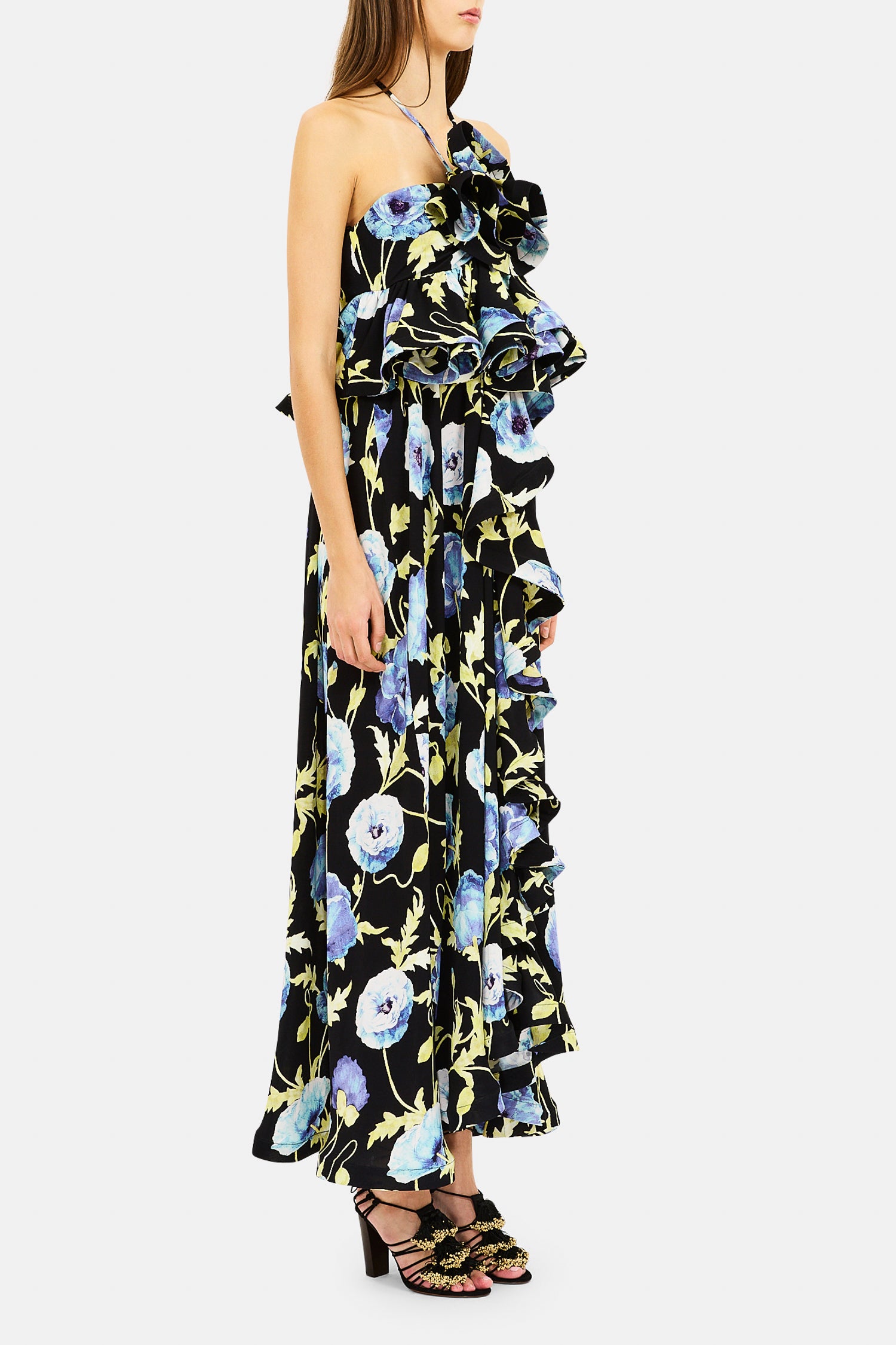 Ulla Johnson Leonie SP270835 robe maxi Moon Garden halter
