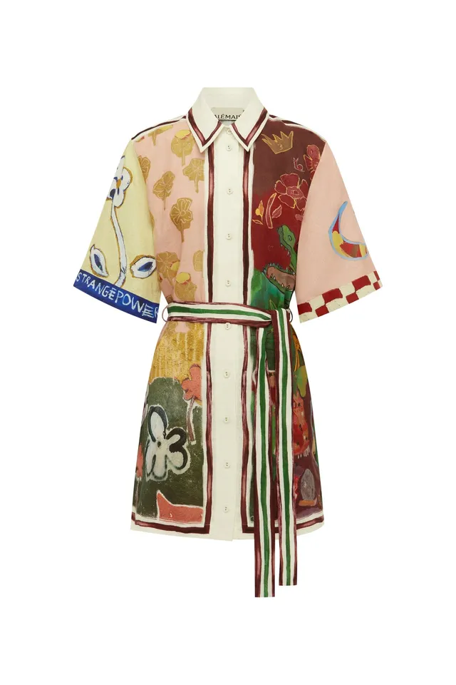 Alemaïs Tangible Love Mini Dress robe chemise lin