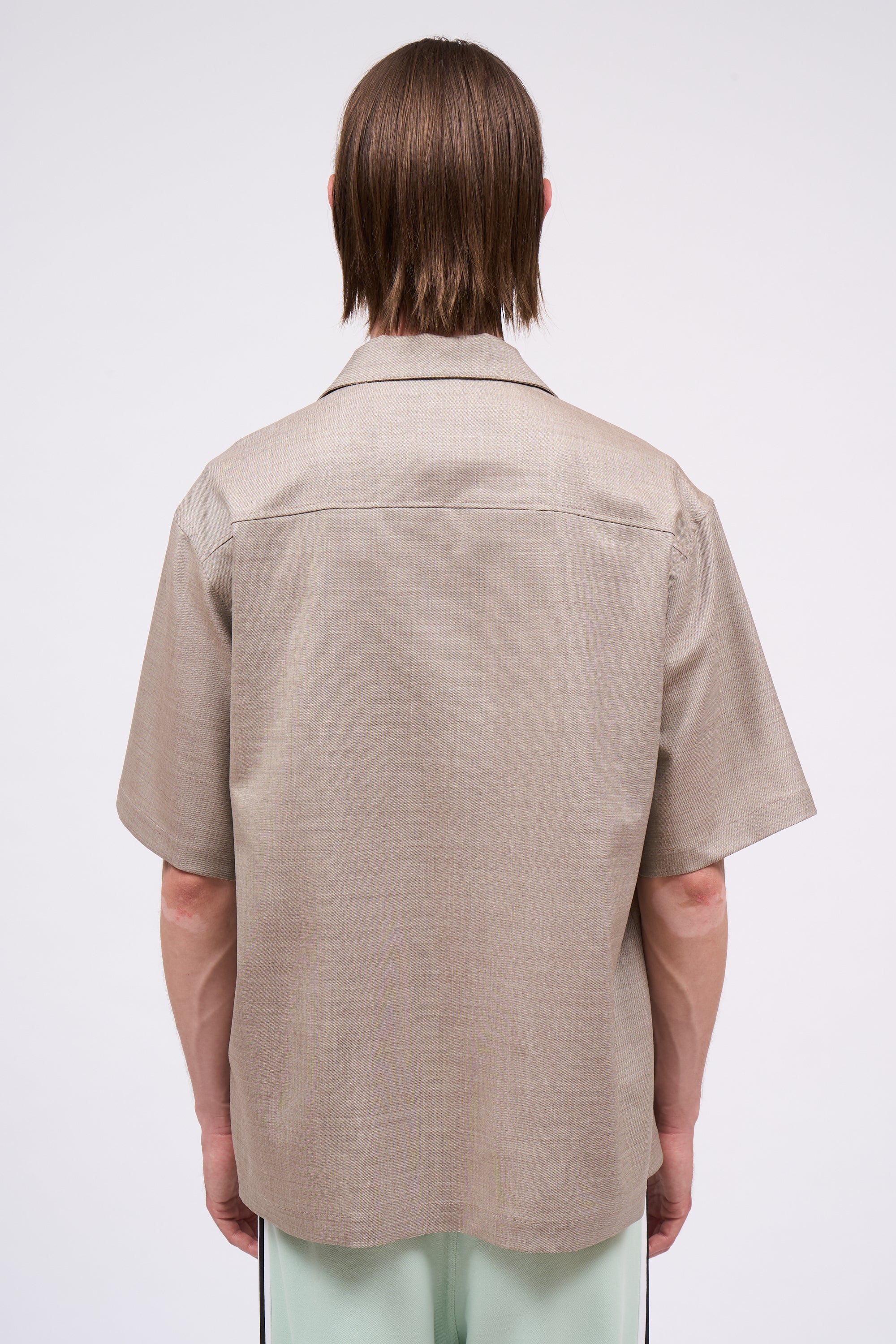 Paul & Joe Campbell Chemise laine vierge beige XS-XL