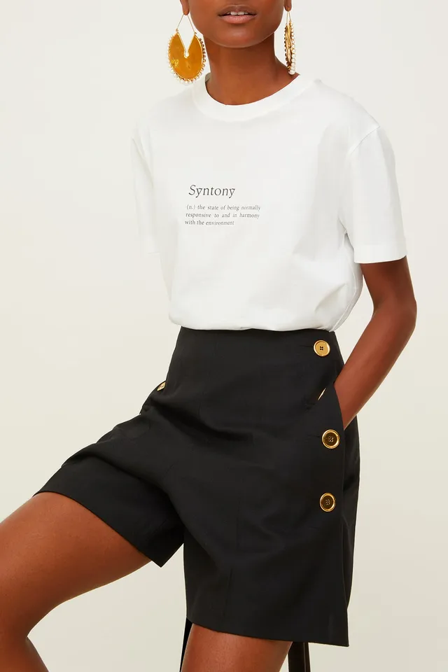 Patou JE002 Syntony tee-shirt coton bio blanc