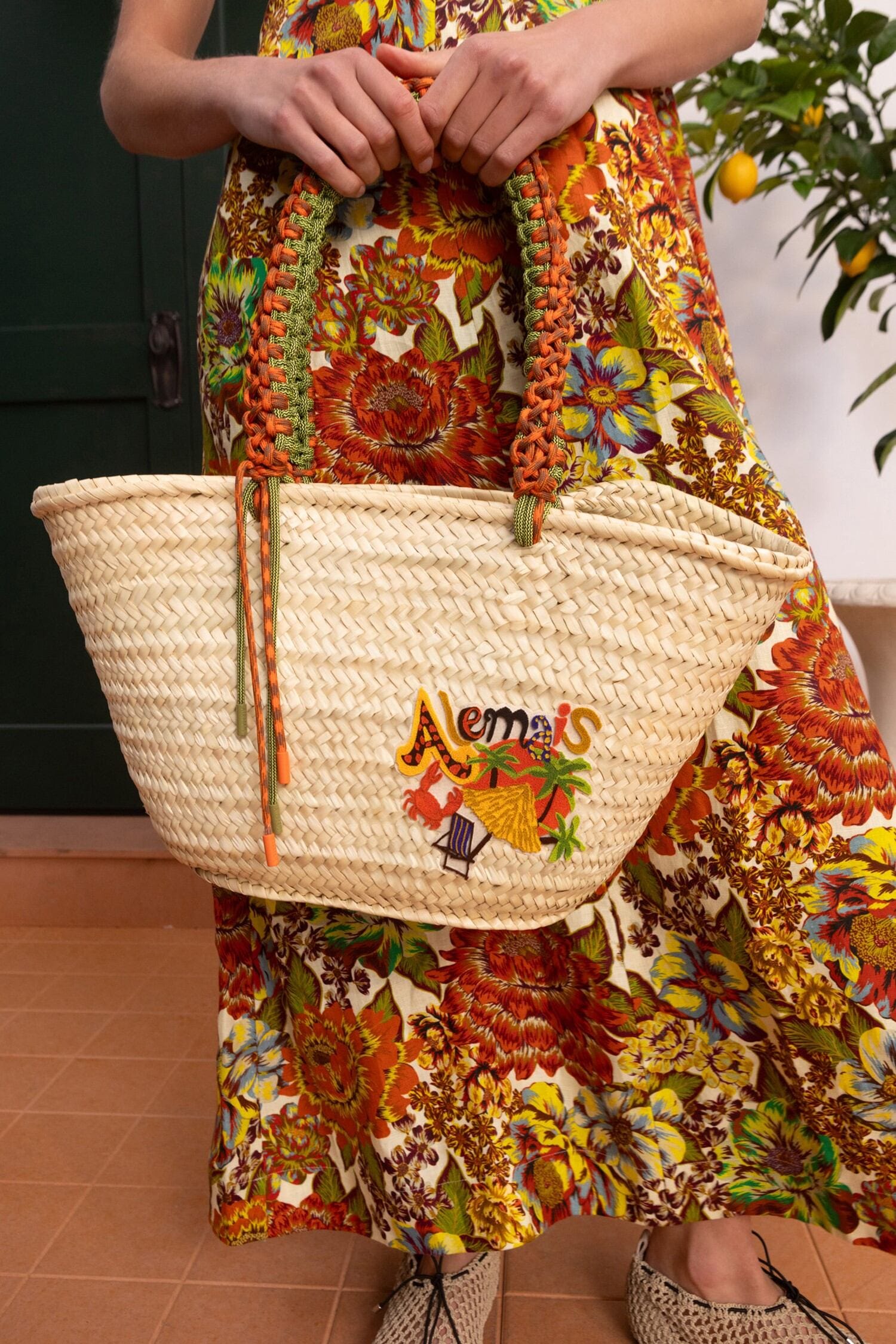 Alemäis Island Cove Maxi panier macramé OS palmier