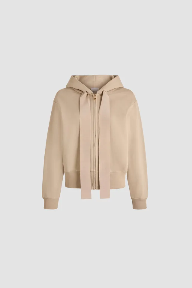 Patou JE243 sweat zippé coton bio sable