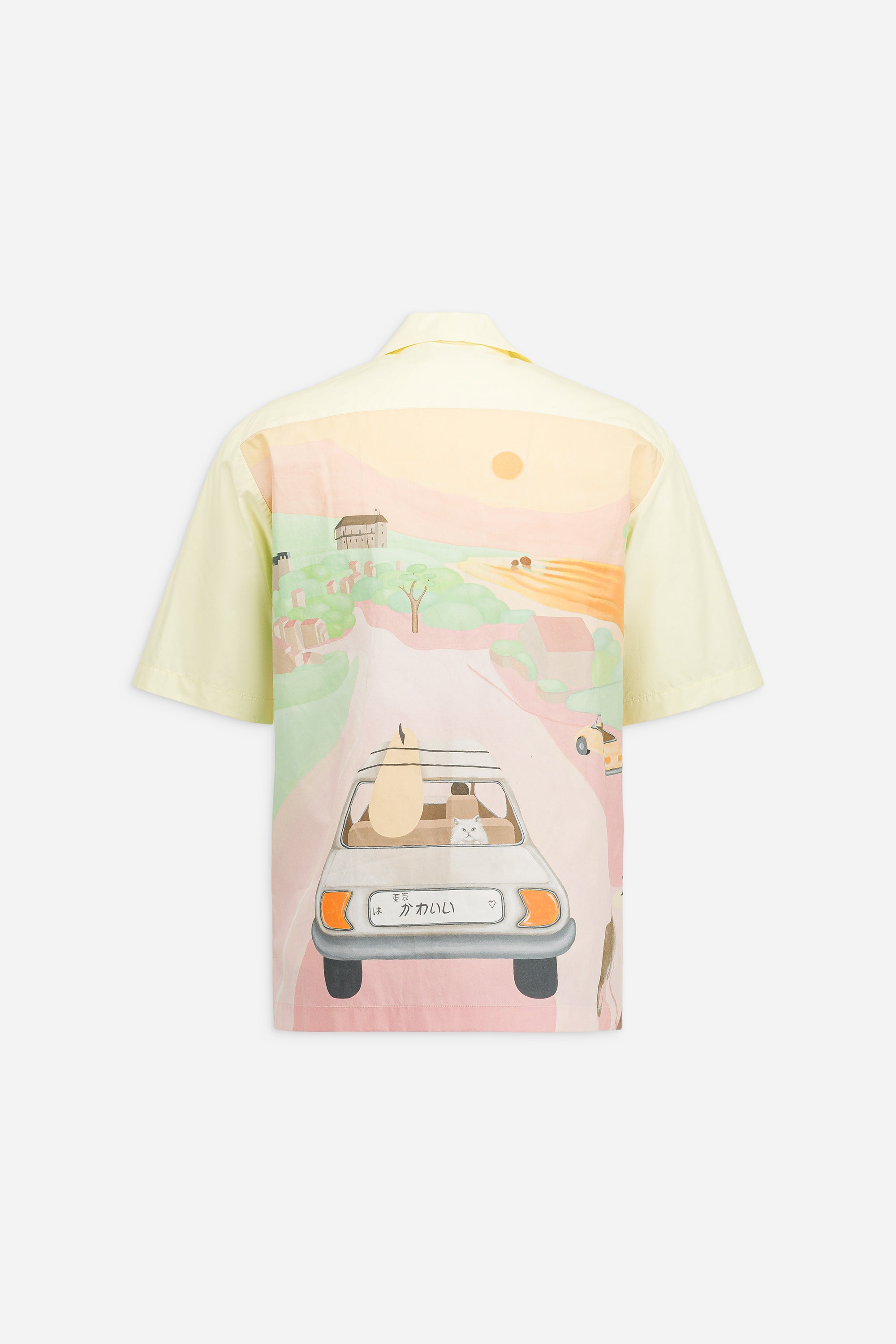 Paul & Joe Summer chemise manches courtes coton jaune