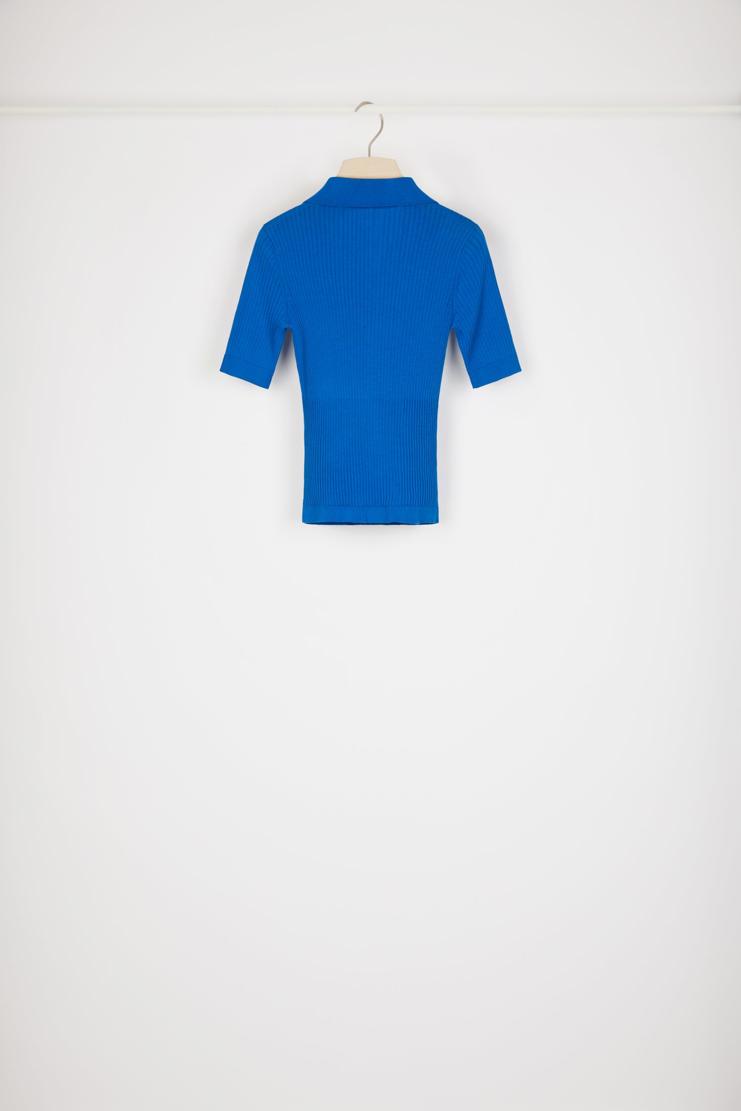 Patou Knitwear P23KN079 polo coton bio bleu jewel