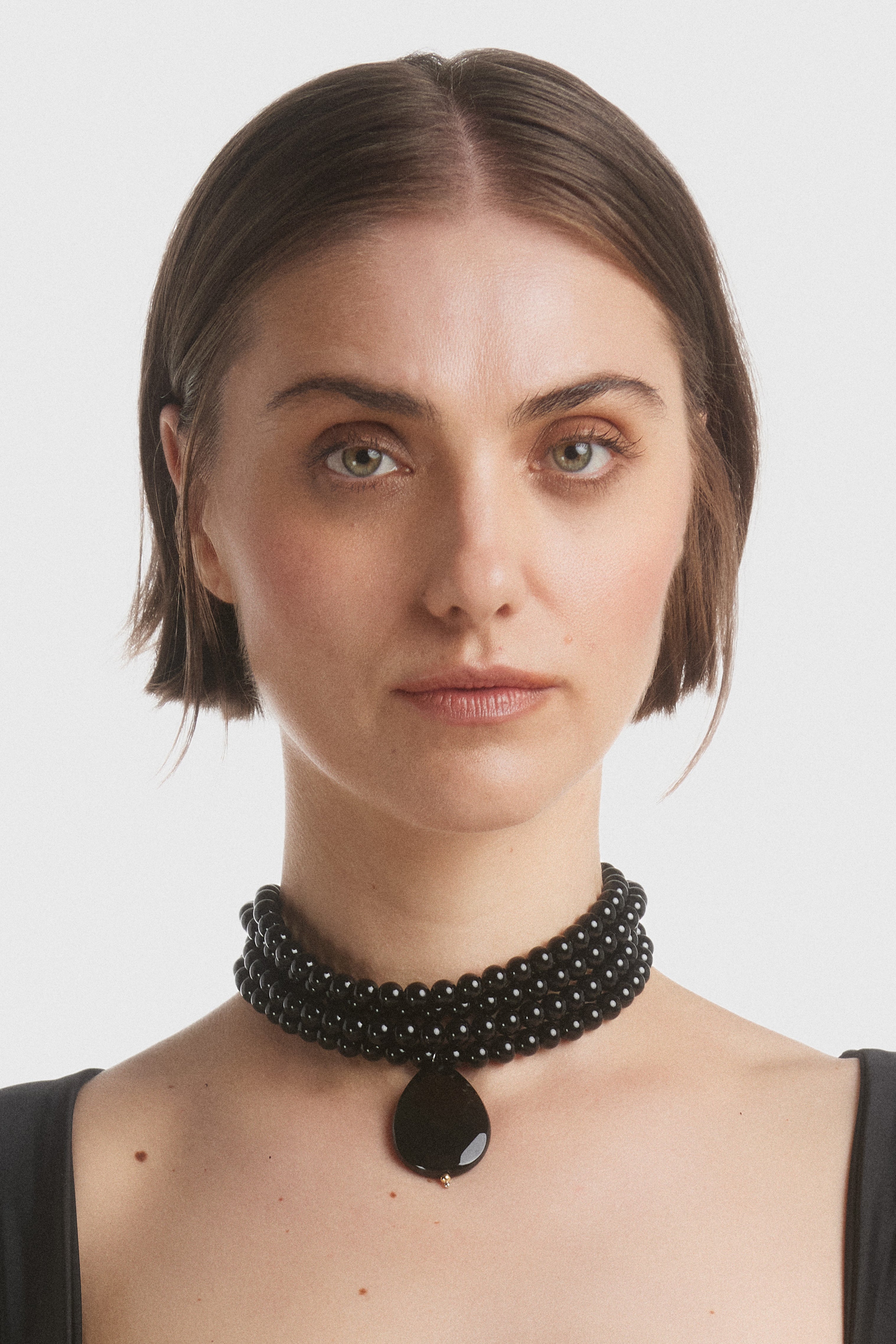 ATU Body Couture Jewelry Multi Strand Onyx collier onyx taille U