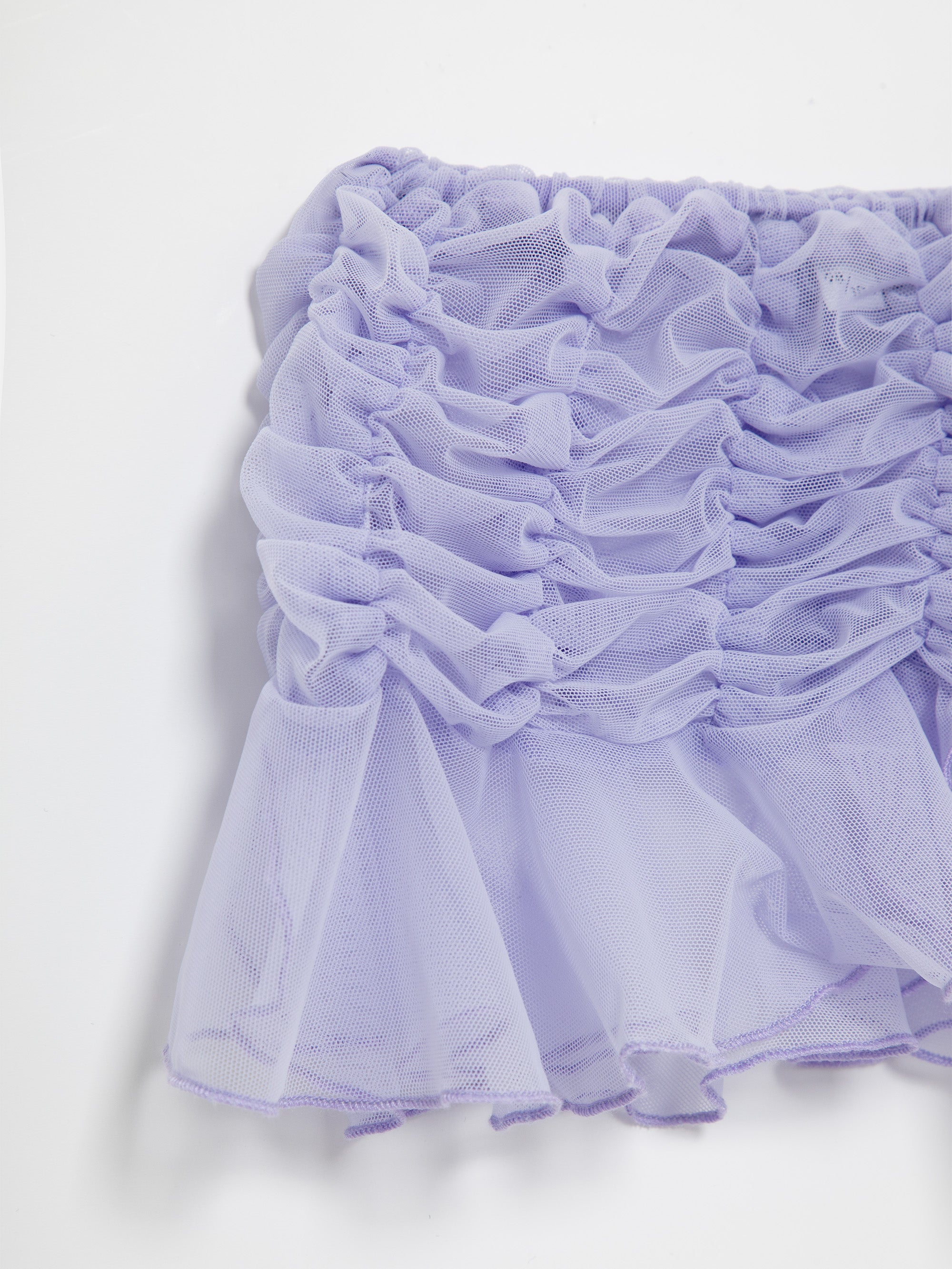 Ester Manas Mini Manas Lilac Mini jupe lavande tulle