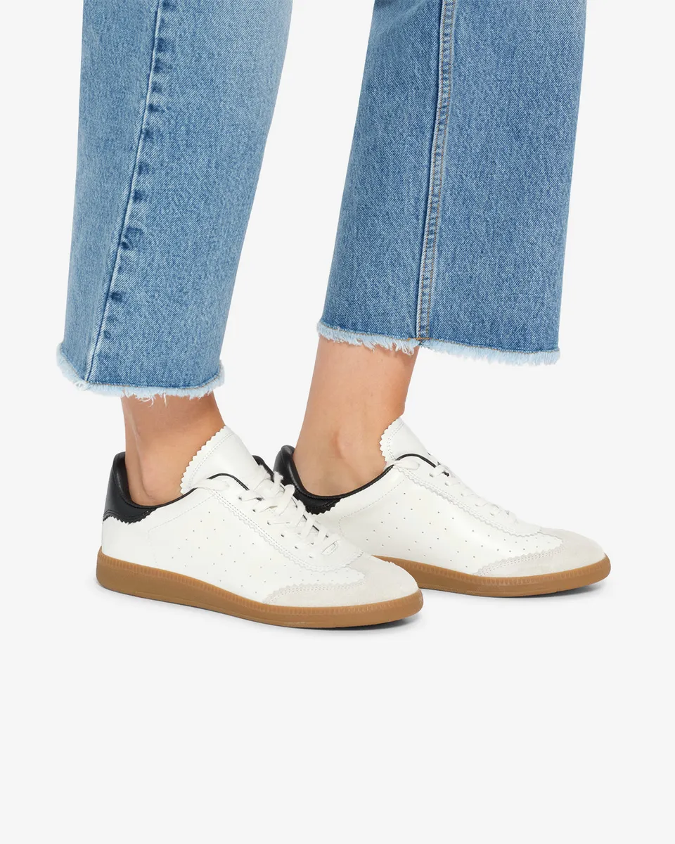 Isabel Marant Bryce BK0014FA baskets cuir blanc basses