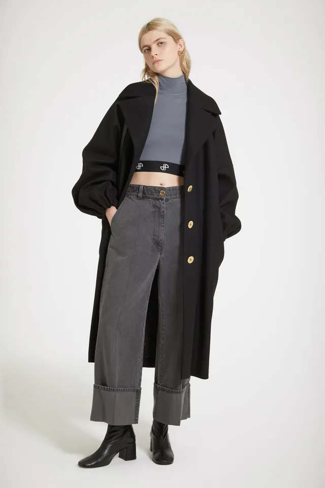 Patou Denim TR003 pantalon jean anthracite coton bio