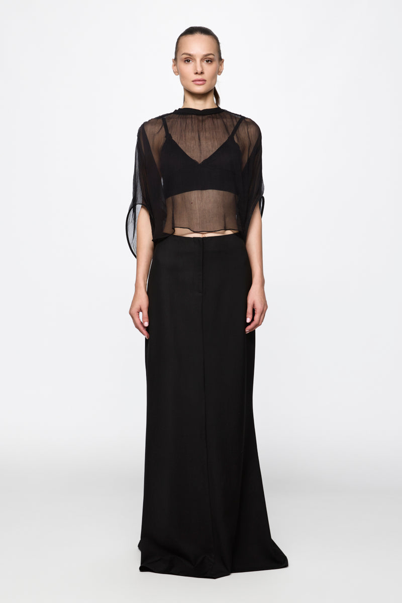 ATU Body Couture Tops and Jackets Top Noir Soie S/M