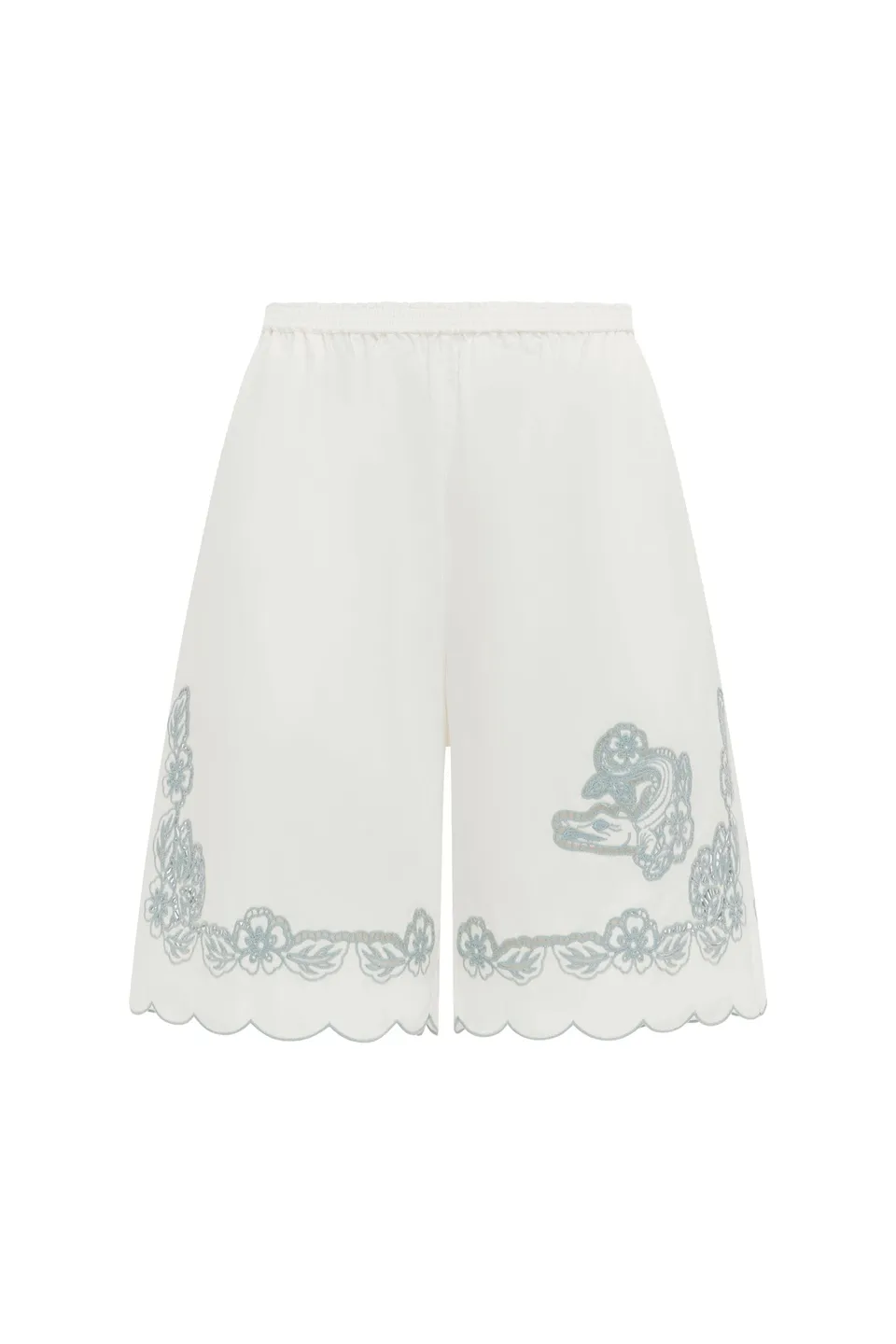 Alemaïs Louie short broderie coton blanc
