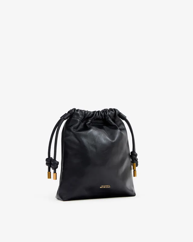 Isabel Marant Silven Mini sac cuir noir 22 cm