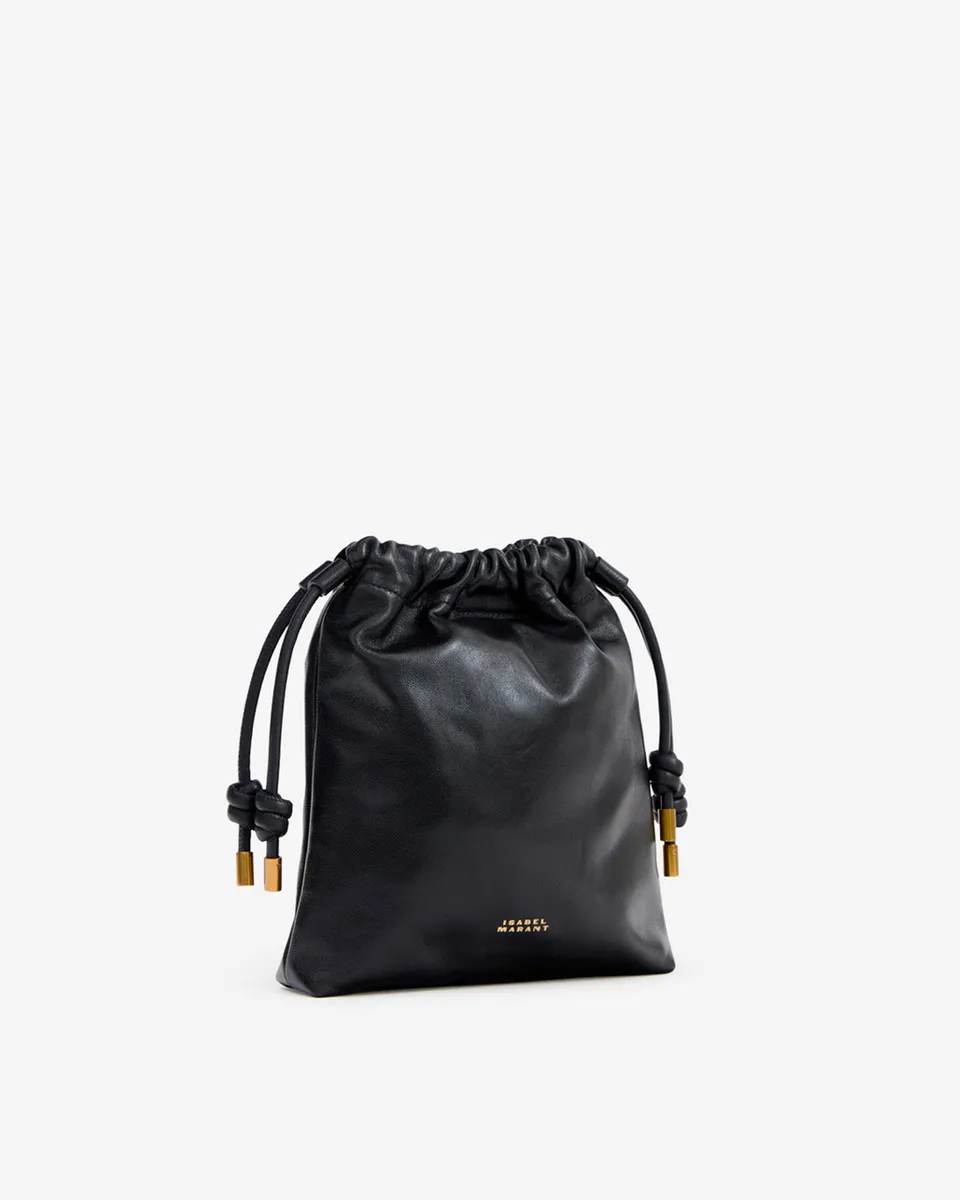 Isabel Marant Silven Mini sac cuir noir 22 cm