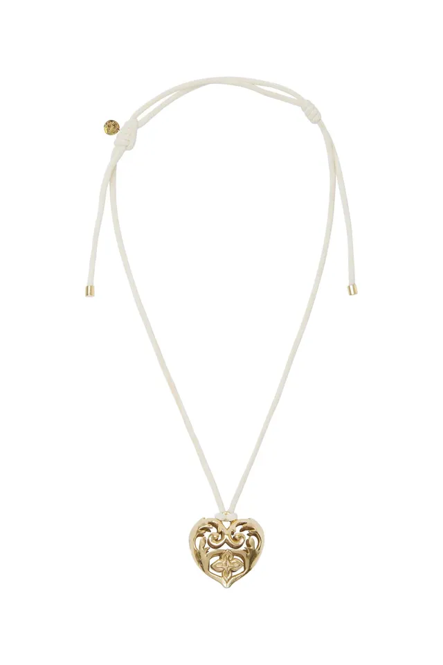 Alemaïs Django Heart Pendant collier coeur doré