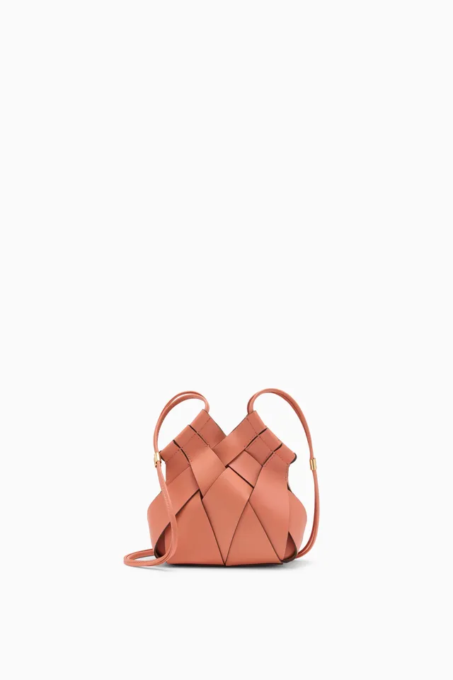 Ulla Johnson Charlotte sac bandoulière rose cuir