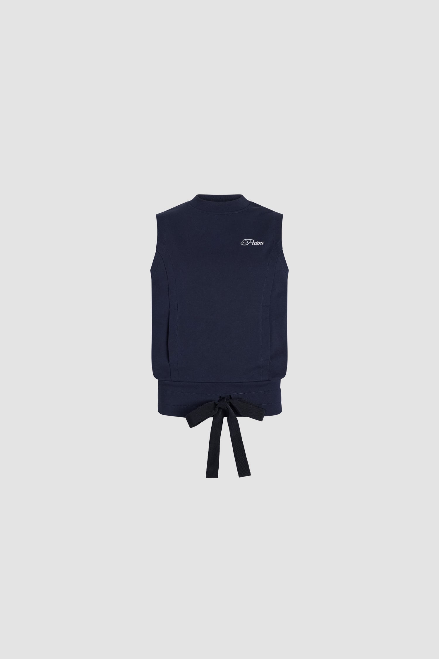 Patou T-Shirts sweat P25JE1599985699N coton Navy Black