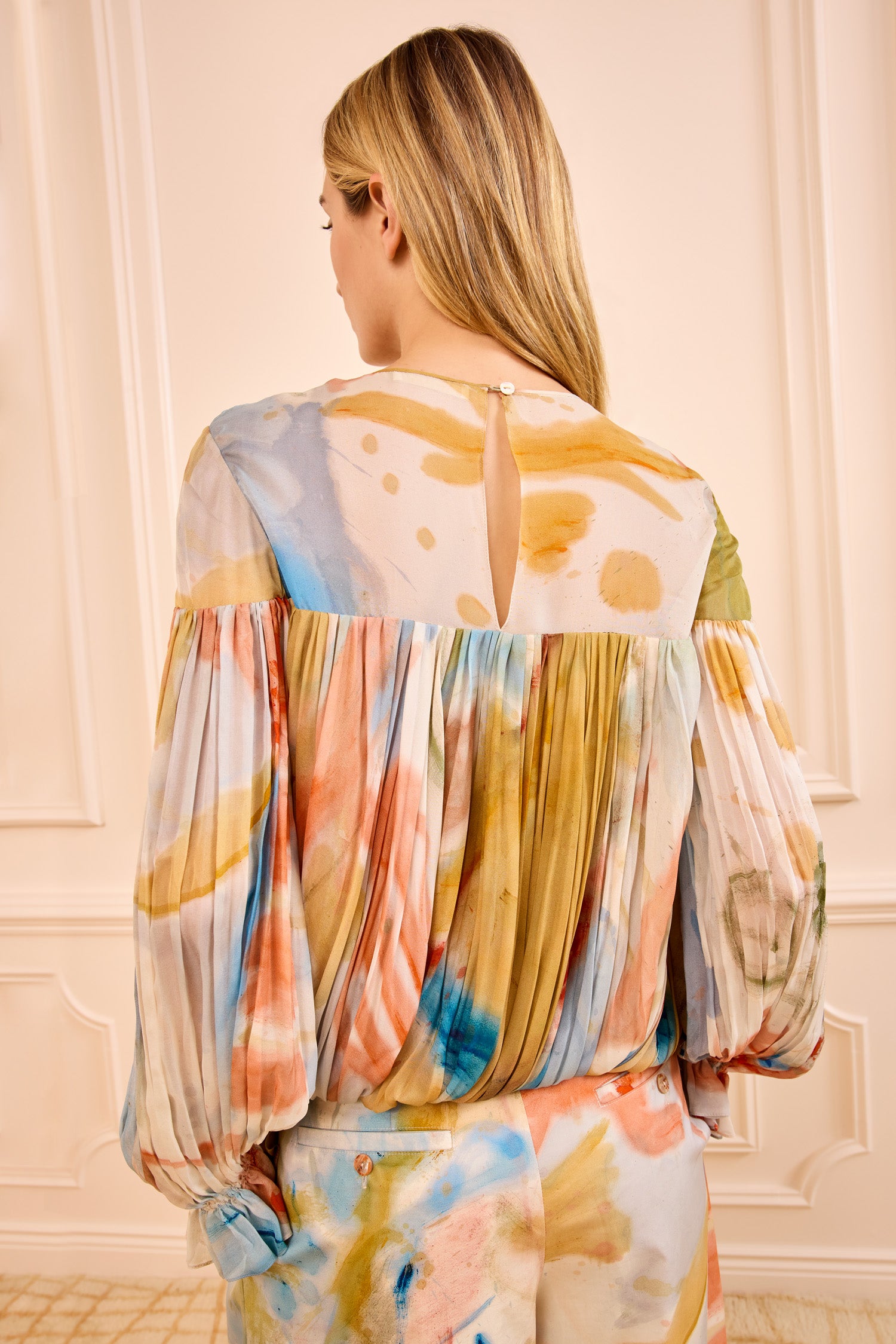Ulla Johnson Pearl chemisier soie western dream