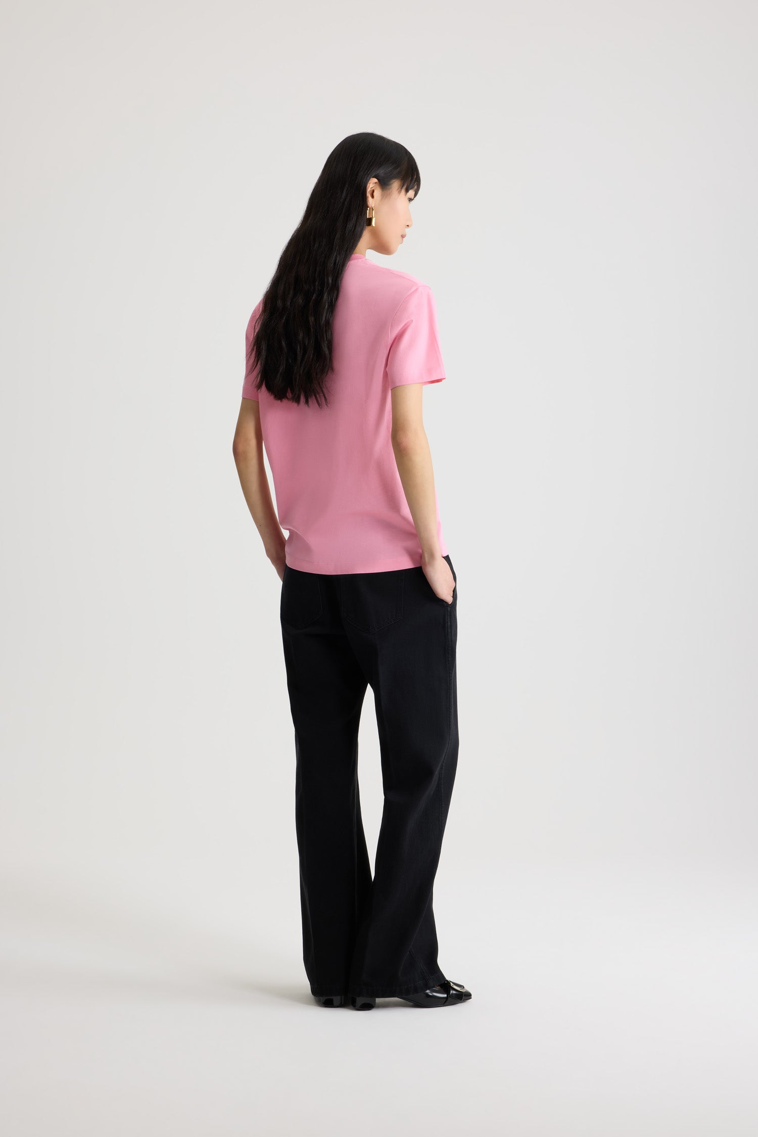 Patou JE187 t-shirt coton bio rose Pink Pearl