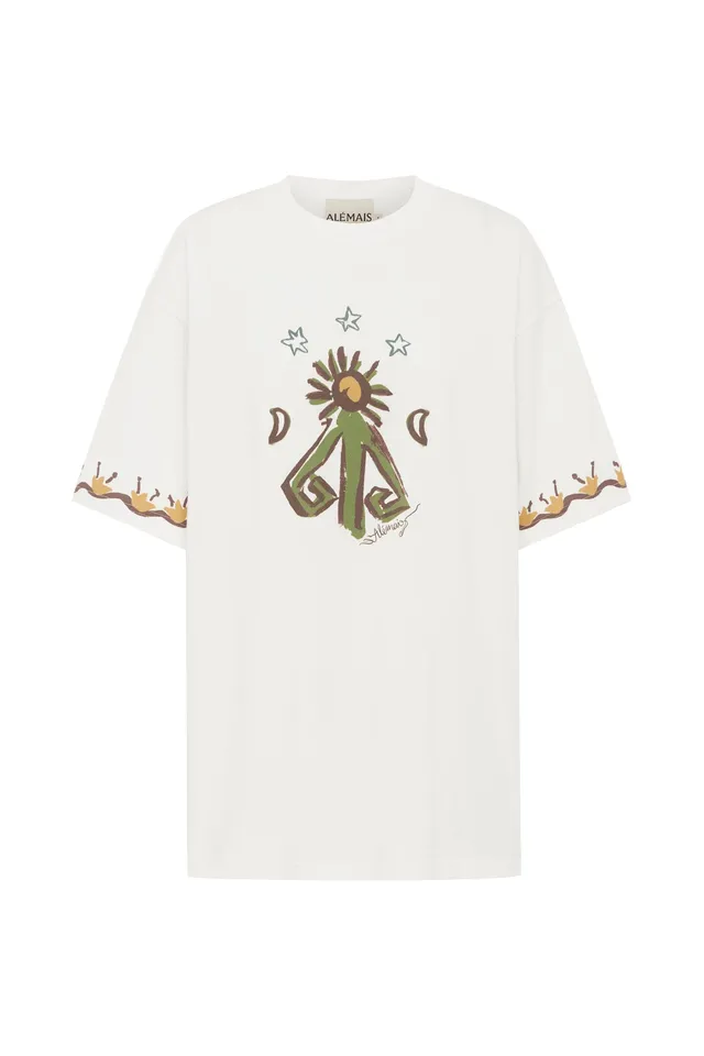 Alemaïs Sun Dancer tee t-shirt coton bio imprimé
