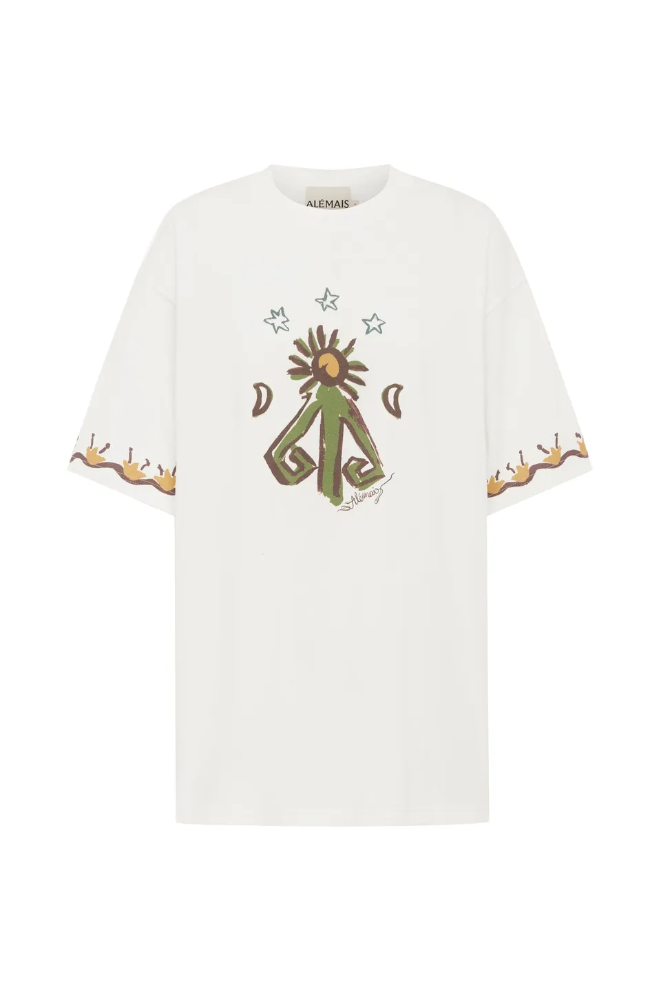 Alemaïs Sun Dancer tee t-shirt coton bio imprimé