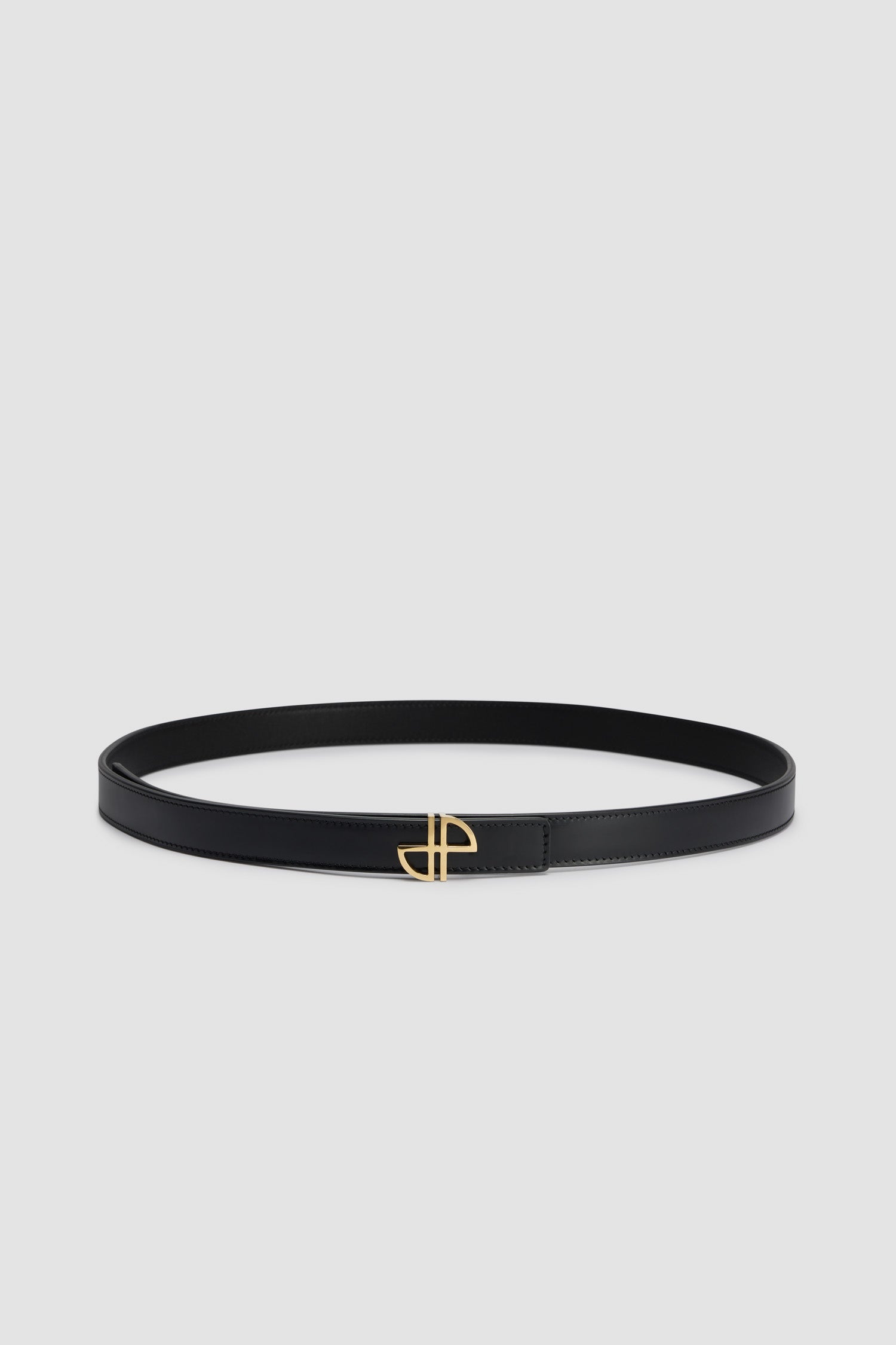 Patou Accessories JP BE002 ceinture fine cuir noir