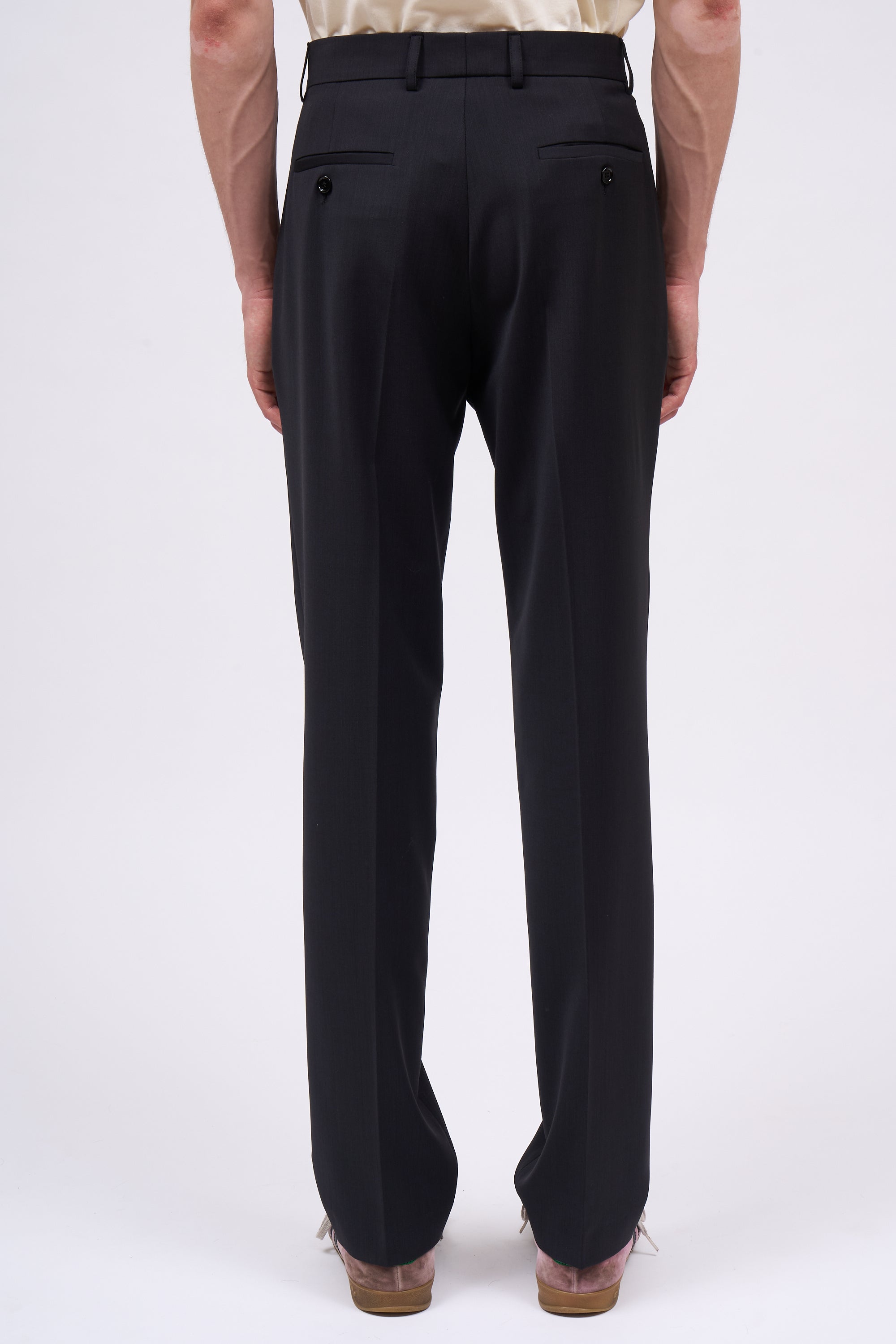 Paul & Joe Robert pantalon cigarette noir laine tropicale