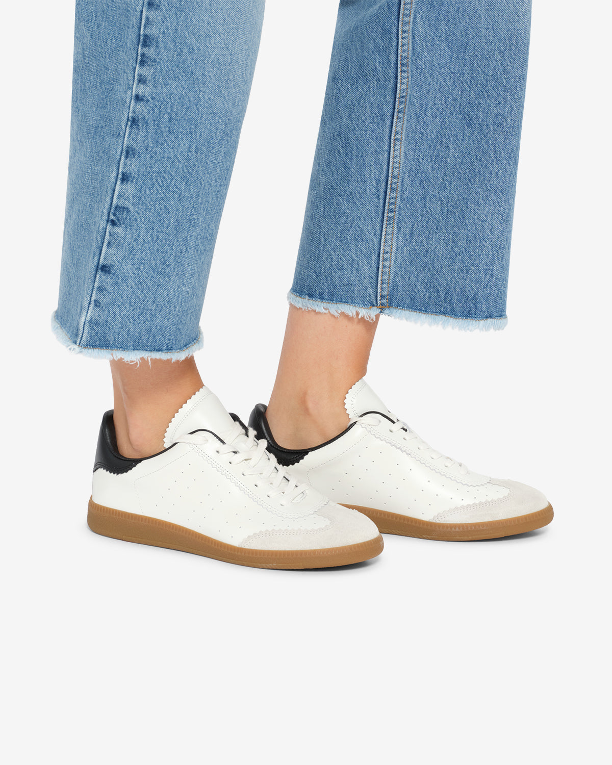 Isabel Marant Bryce BK0014FA baskets cuir blanc basses