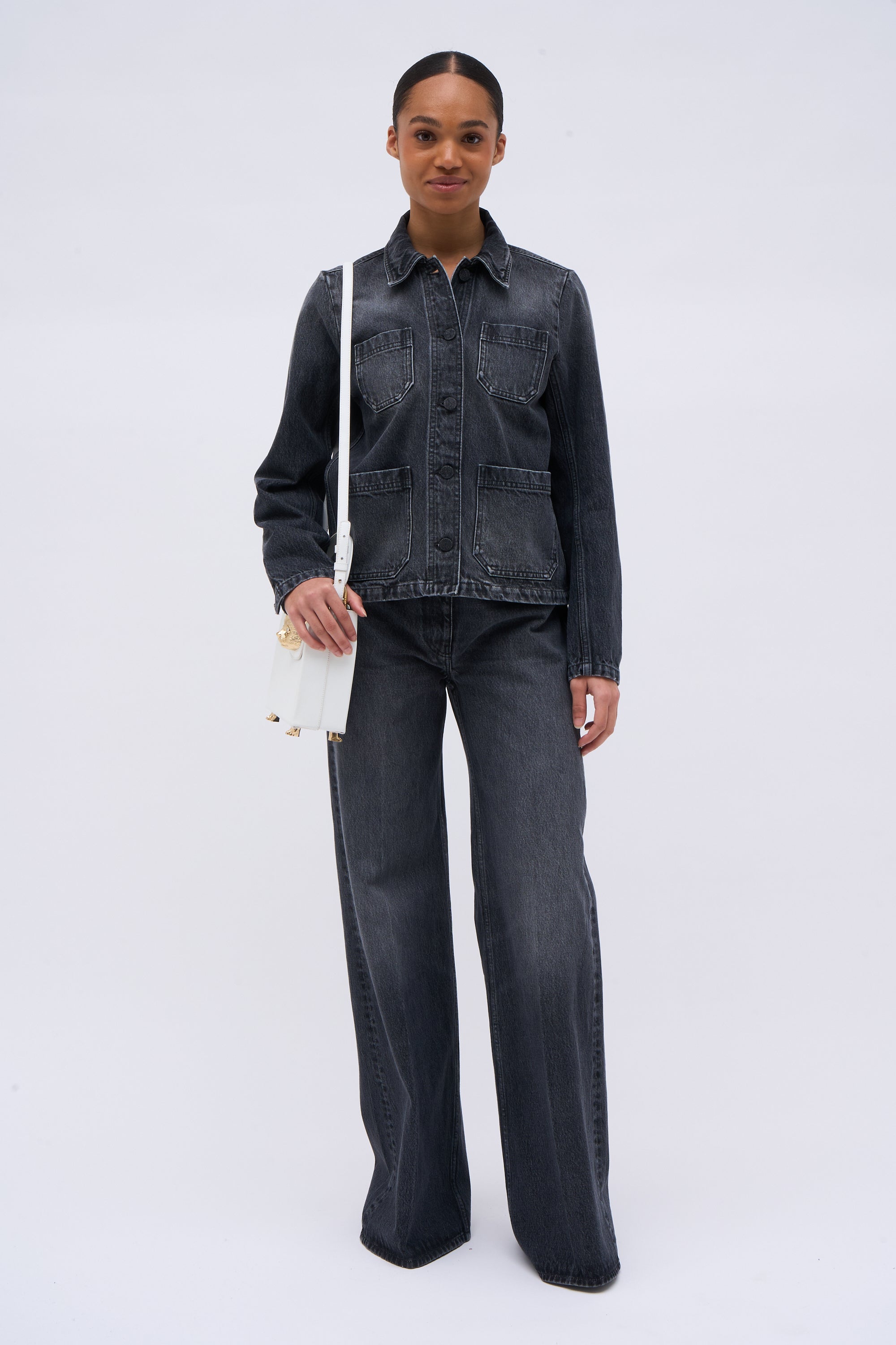 Paul & Joe Florence veste courte denim délavé jeans coton