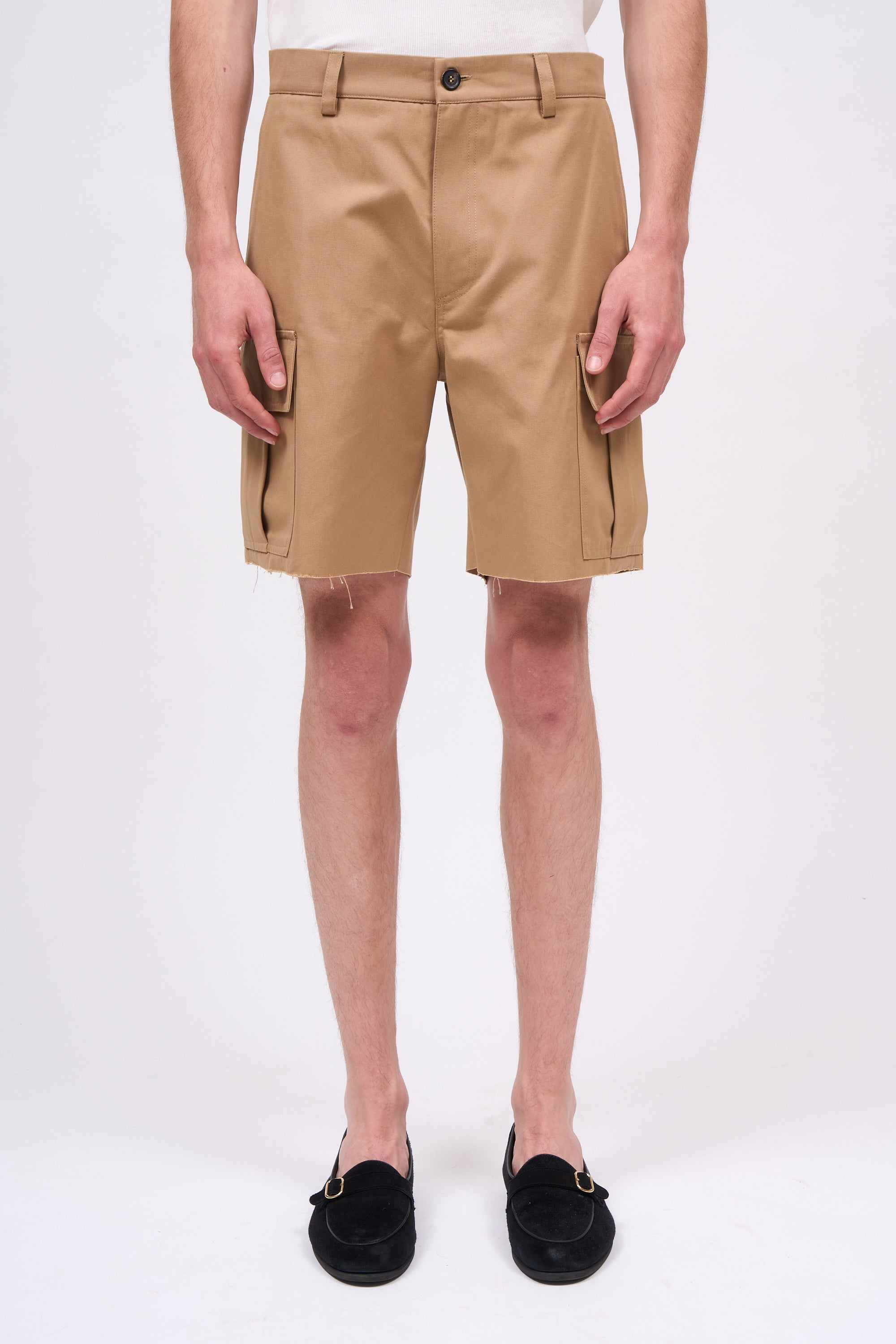 Paul & Joe Tony short coton canva camel loose