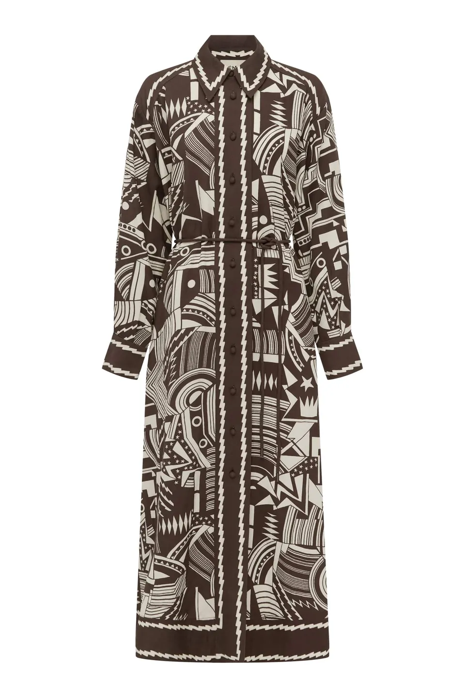 Alemäis Lori Shirtdress robe chemise midi imprimée