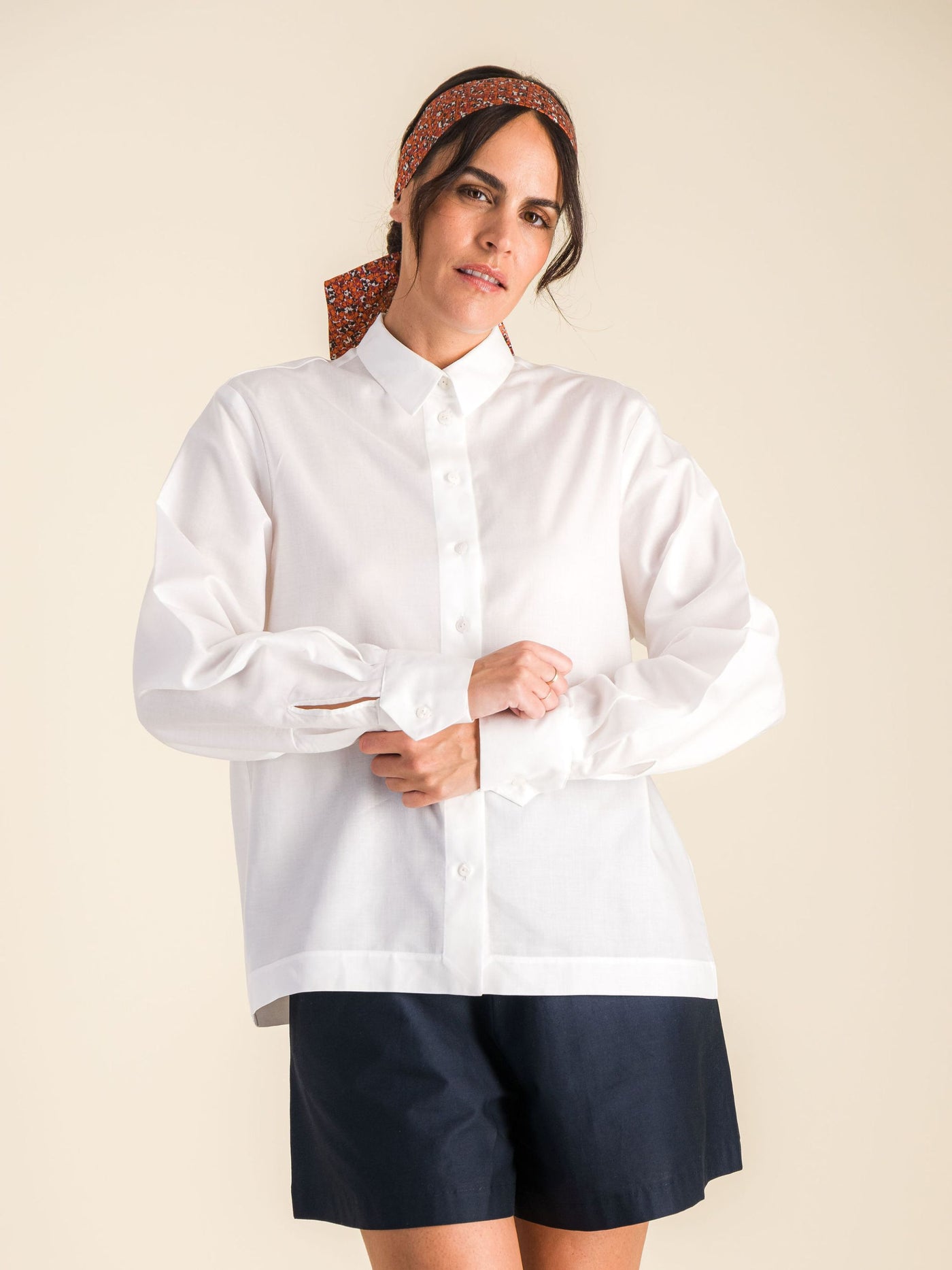 Anahide Saint André Elise chemise blanche coton oversize
