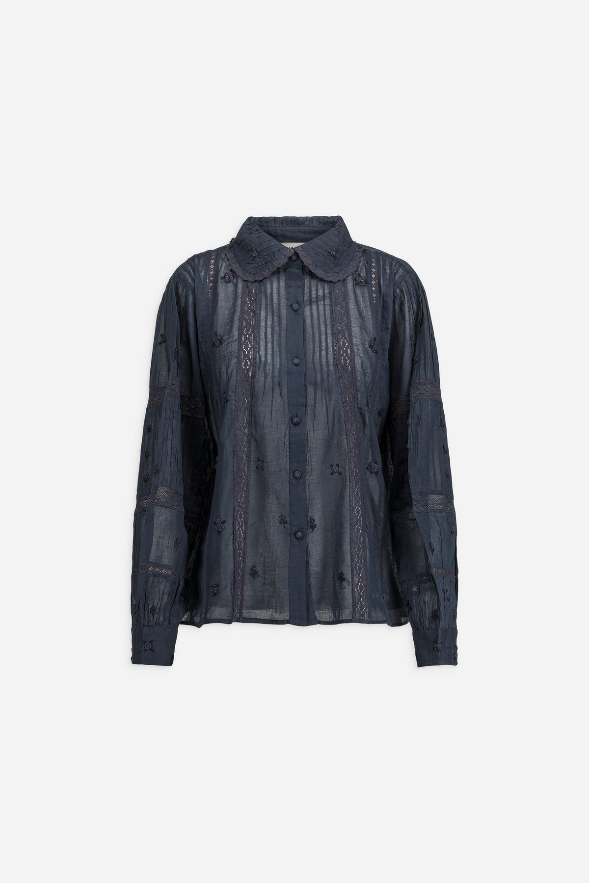 Paul & Joe Margareth chemise brodée main coton