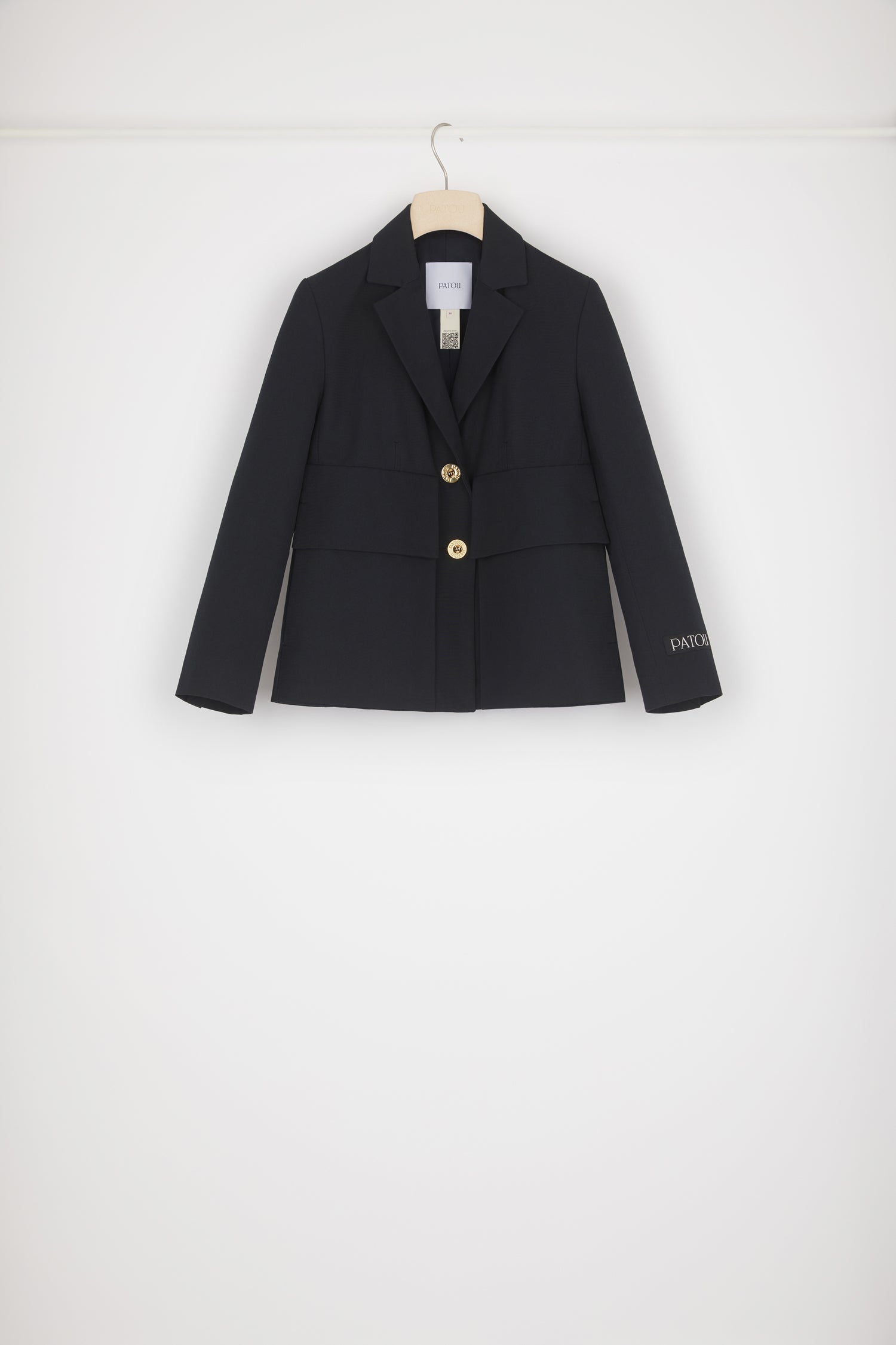 Patou JA025 veste coton bio bleu night blue