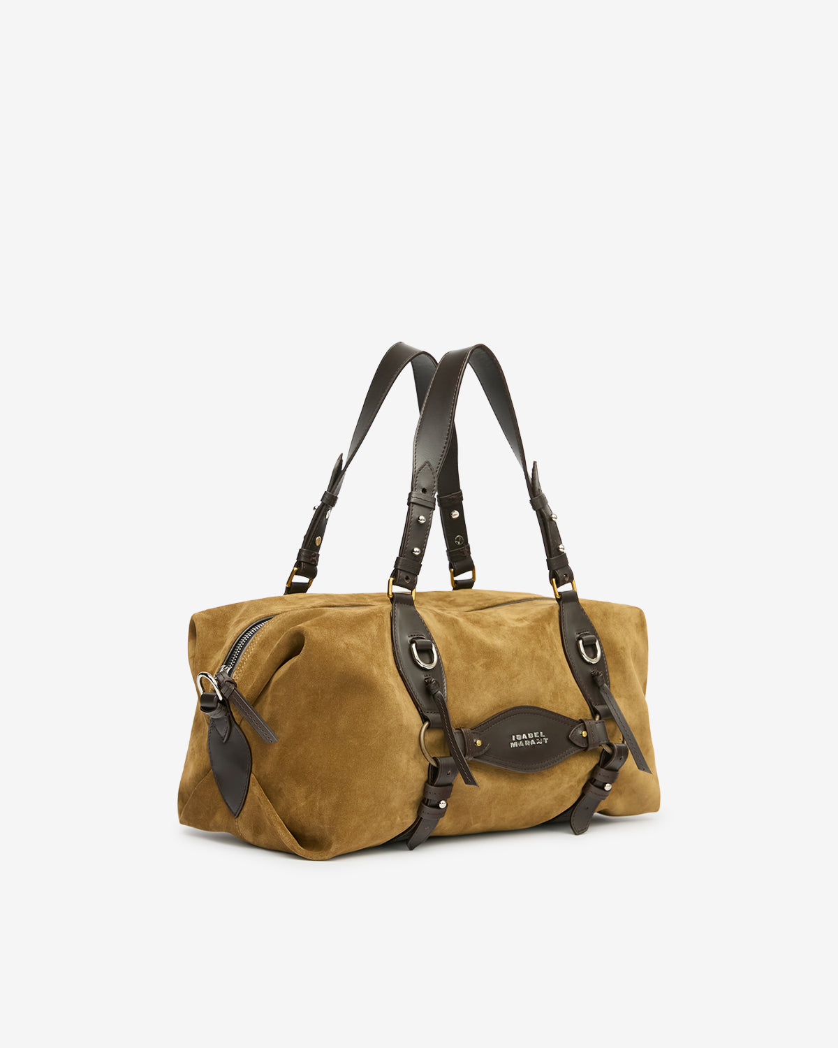Isabel Marant Tilpa PP0507FA sac velours taupe harnais