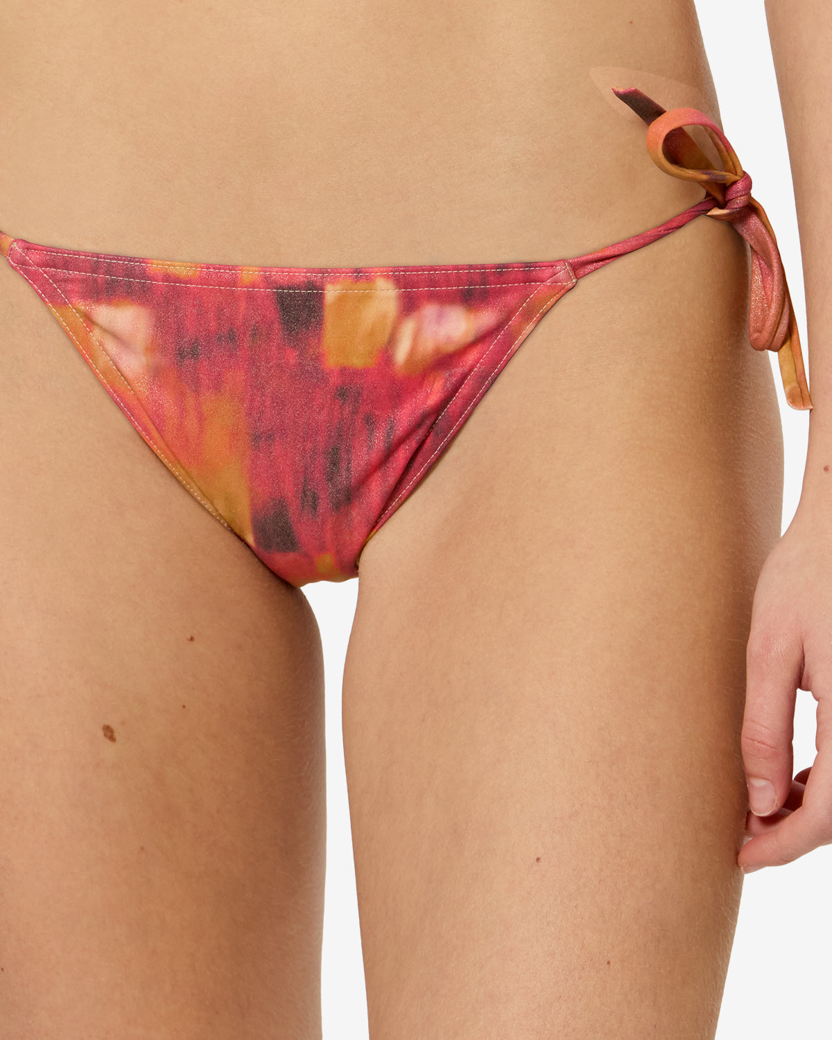 Isabel Marant Robes Flaviana culotte maillot orange