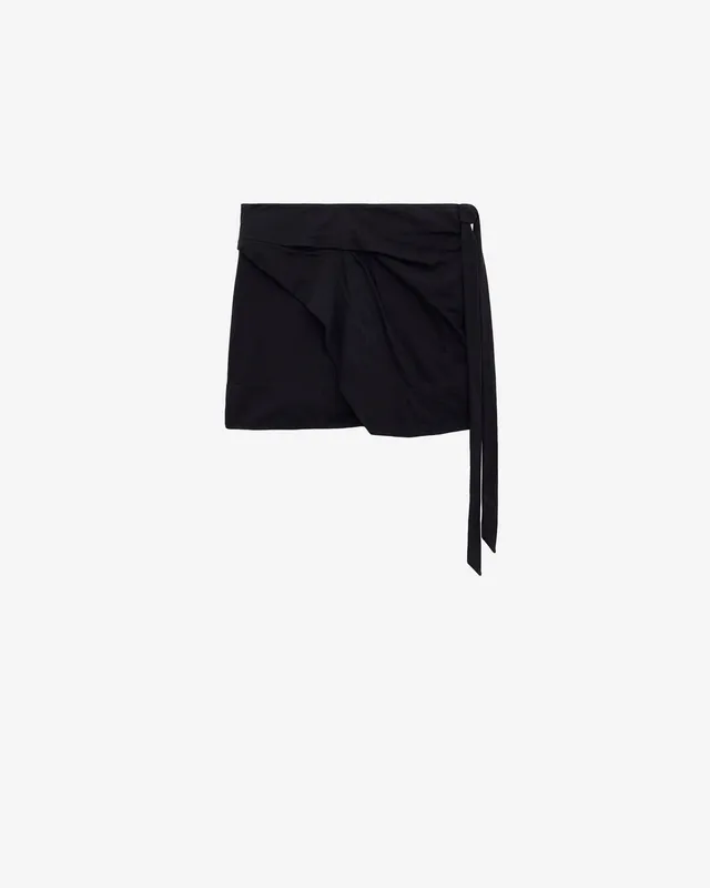 Isabel Marant Berenice JU0198FDA1N41I jupe noir