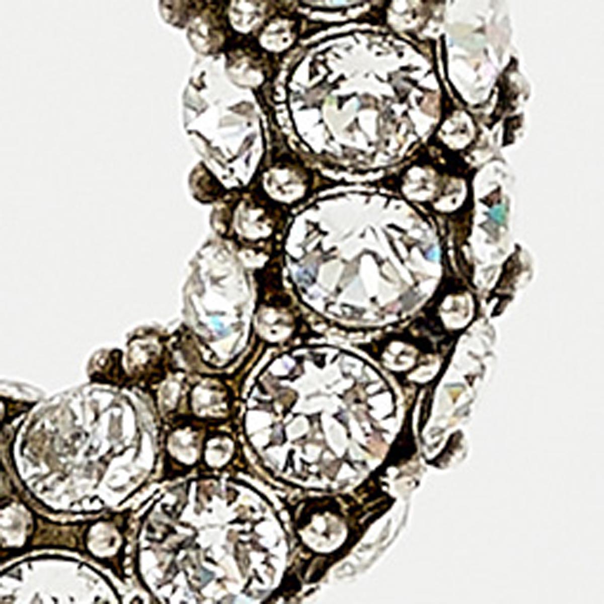 Isabel Marant Funky Ring boucles d'oreilles argenté strass