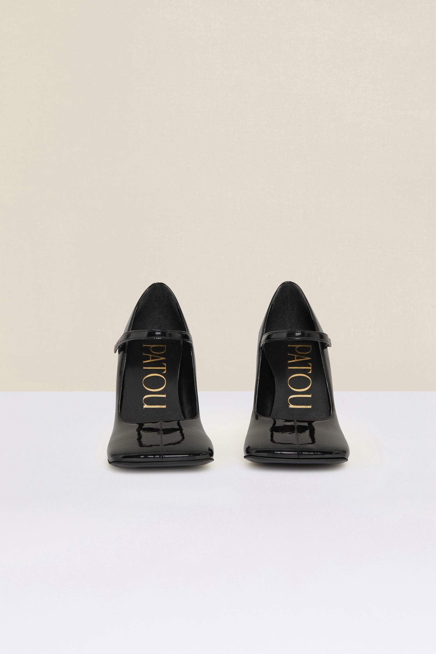 Patou Mary Jane P21FO007 escarpins noirs vernis