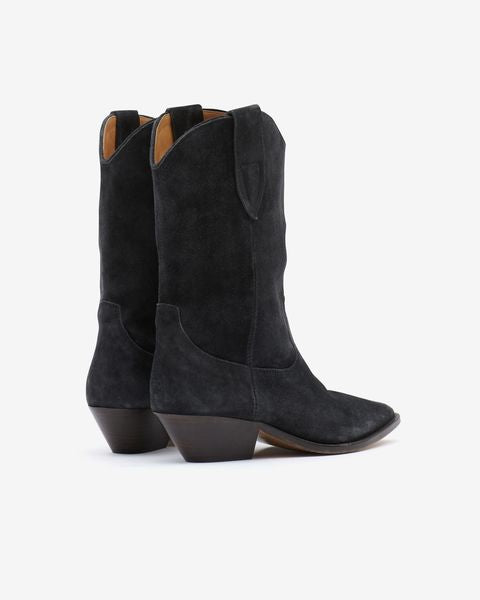 Isabel Marant Duerto bottes santiag noir délavé talon 4 cm