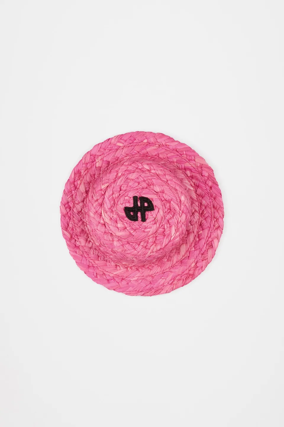 Patou Mini JP P23AC043 chapeau raphia rose Begonia