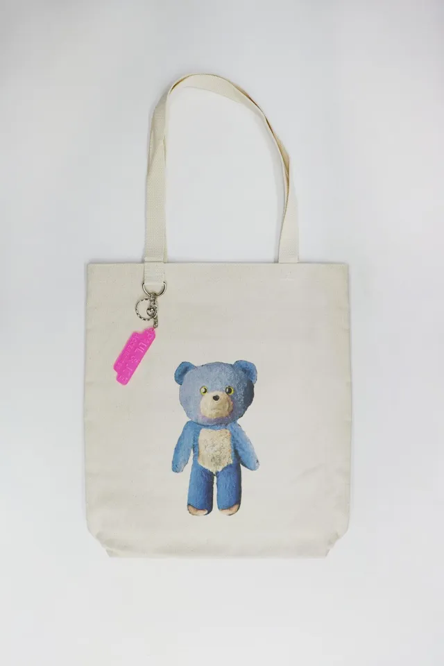 Paul & Joe tote bag coton imprimé nounours