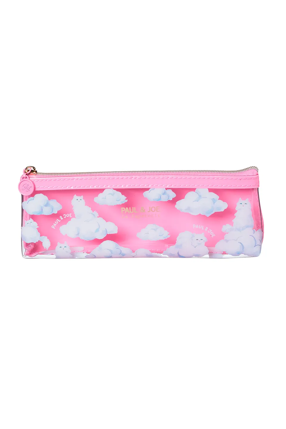 Paul & Joe trousse rose nuages Gipsy transparente 19 cm
