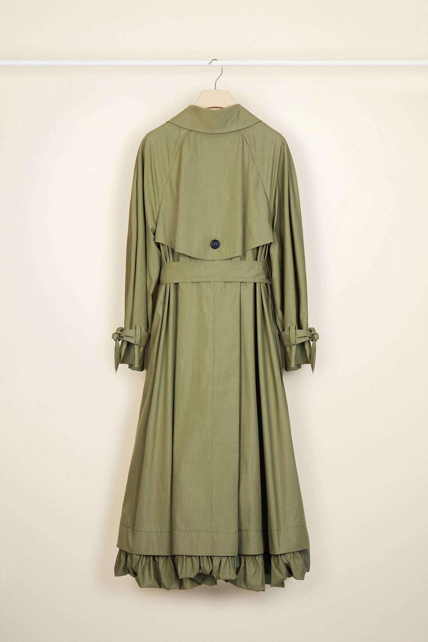 Patou OU005 trench gabardine coton kaki 34-44