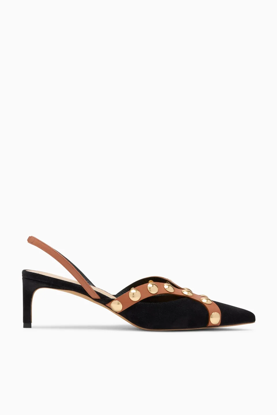 Ulla Johnson Vendome escarpins slingback noir 55 mm