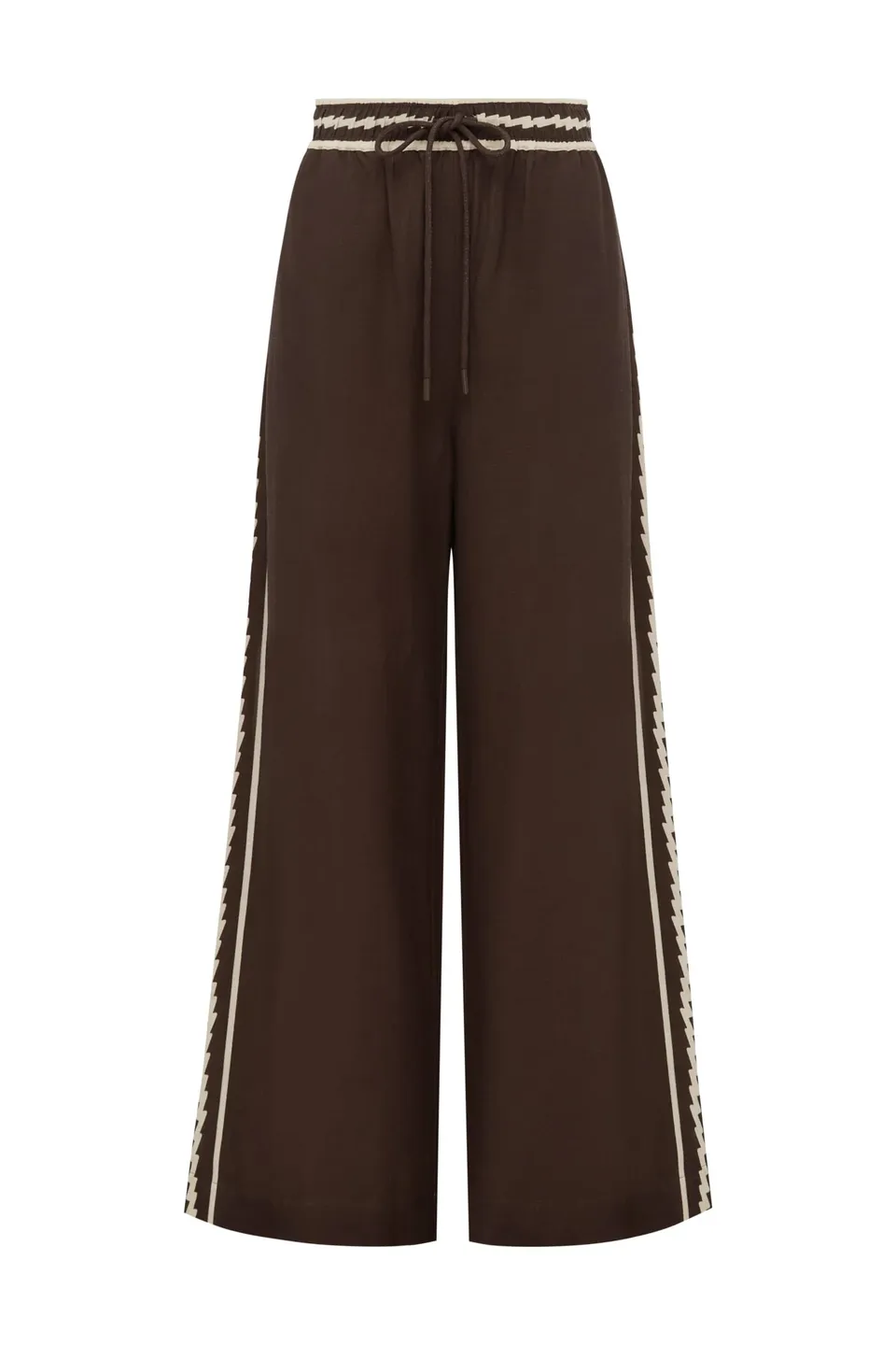 Alemaïs Lori pantalon large rayé viscose taille 10