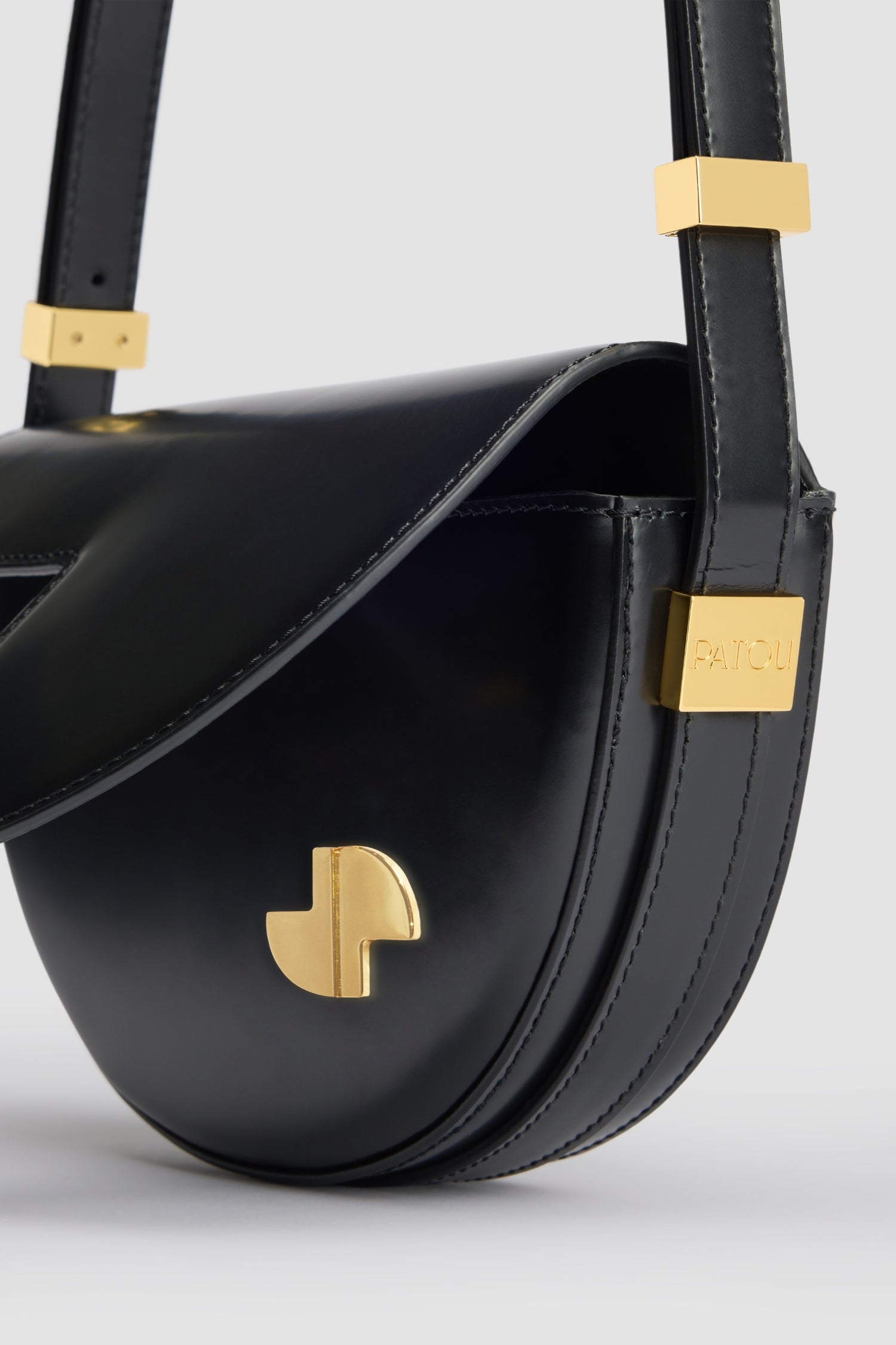 Patou BA024 sac cuir noir Le Petit Patou