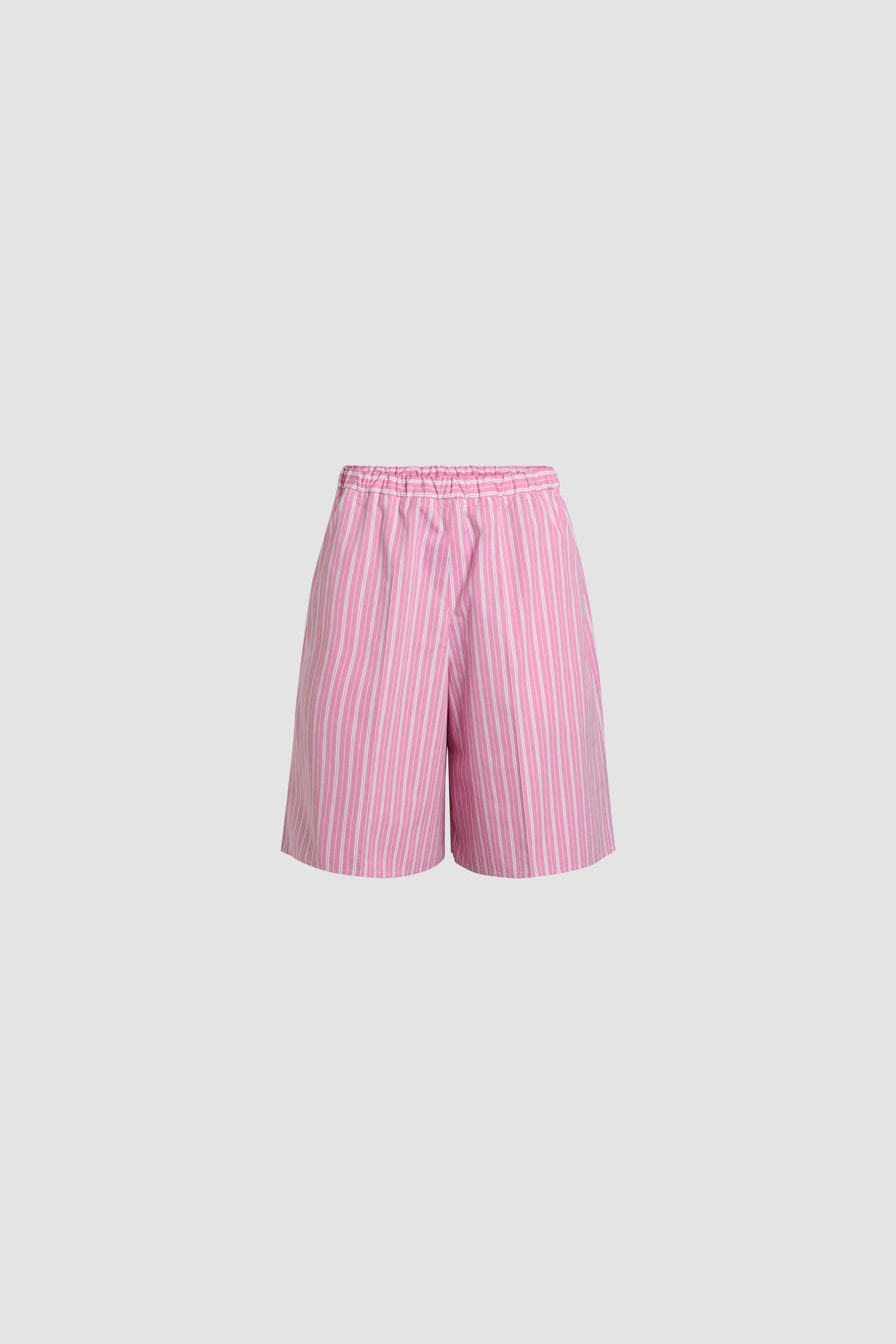 Patou TR043 short coton rayé rose Pink Stripes long
