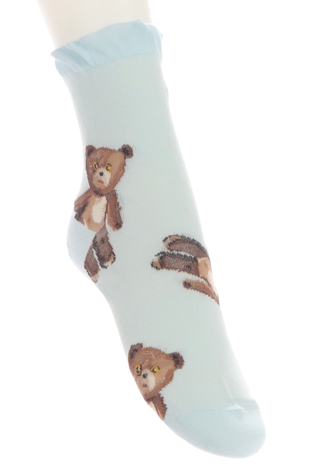 Paul & Joe chaussettes nounours bleu 36-39 coton