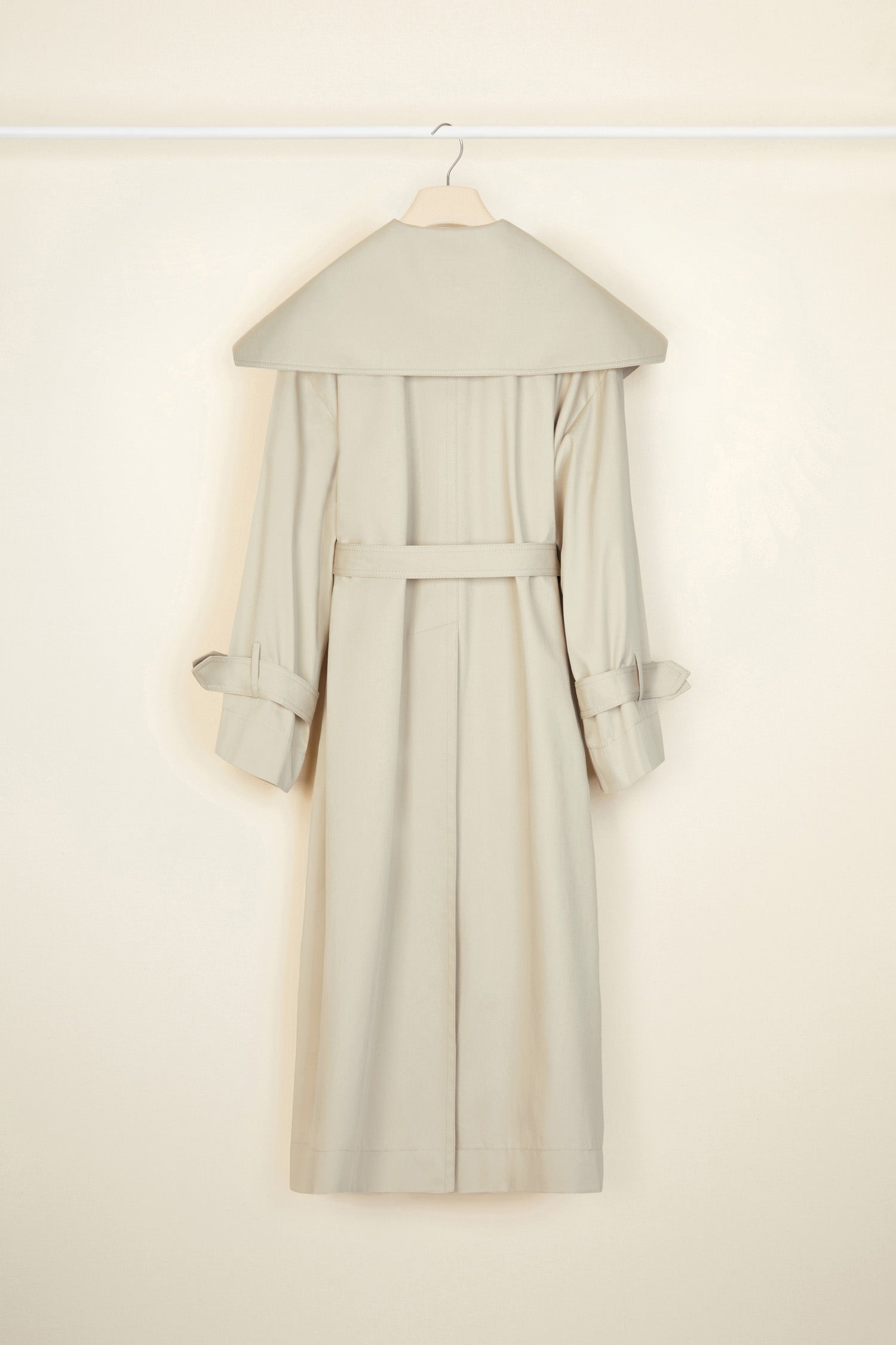 Patou Coats P21OU0090074105S trench Silvery Moon coton bio